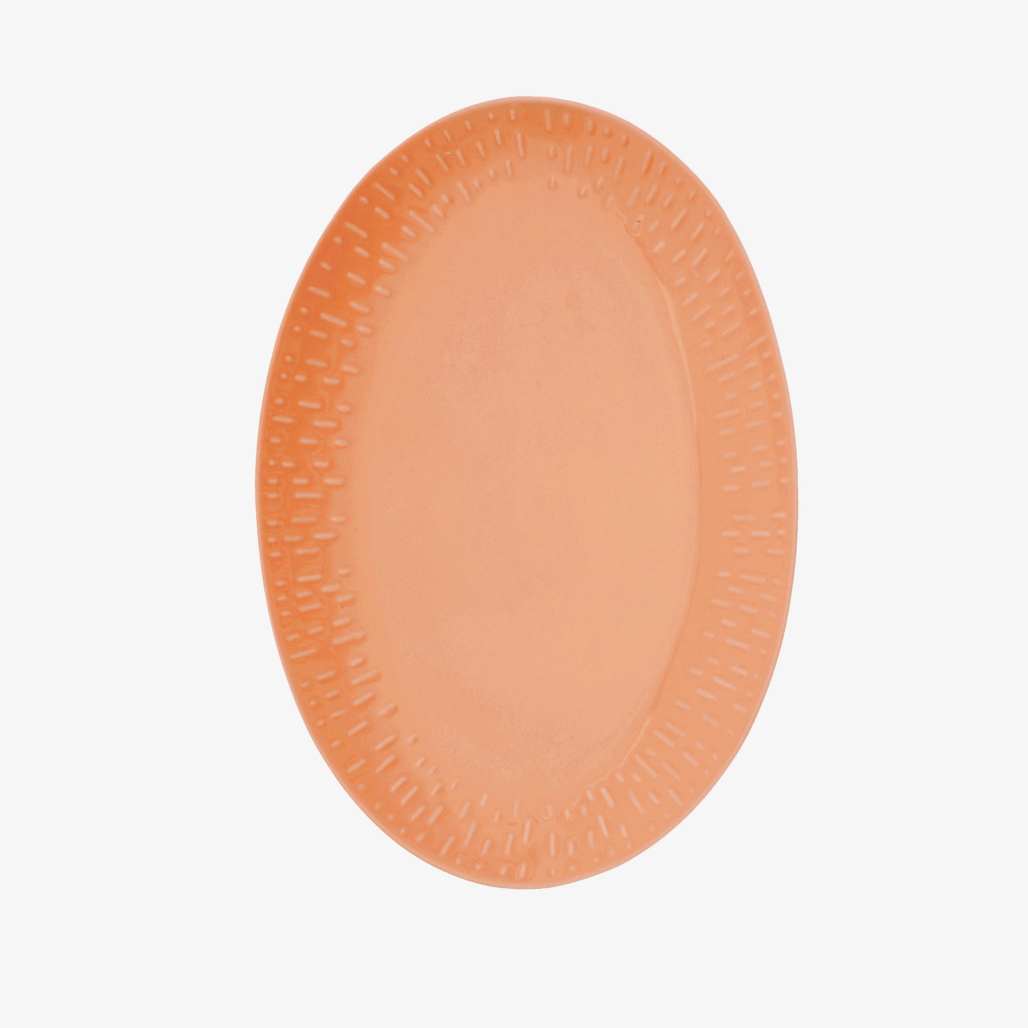 Confetti ovalt fad | Apricot