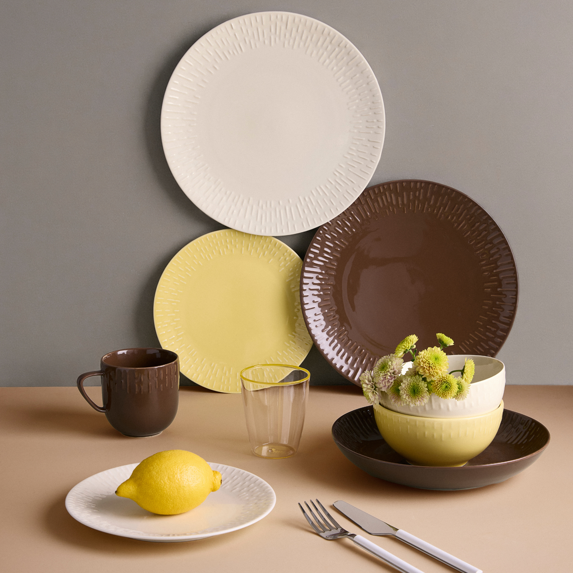 Confetti middagstallerken | Chocolate