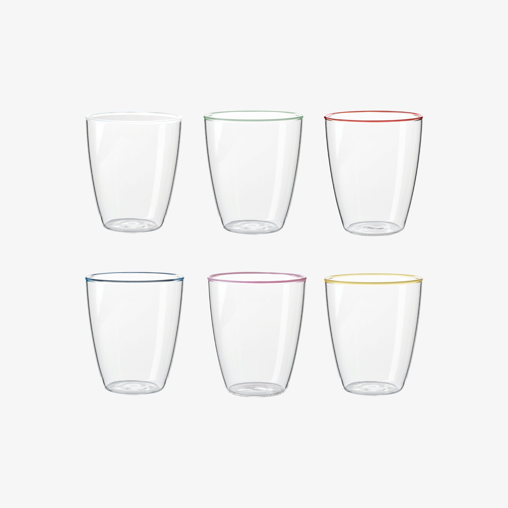 Art glas 6 stk. | Mix
