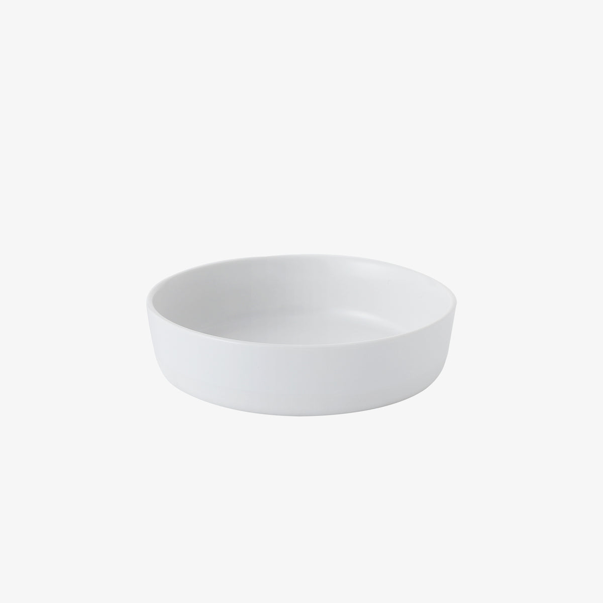 RAW Pure Porcelain suppetallerken | Hvid