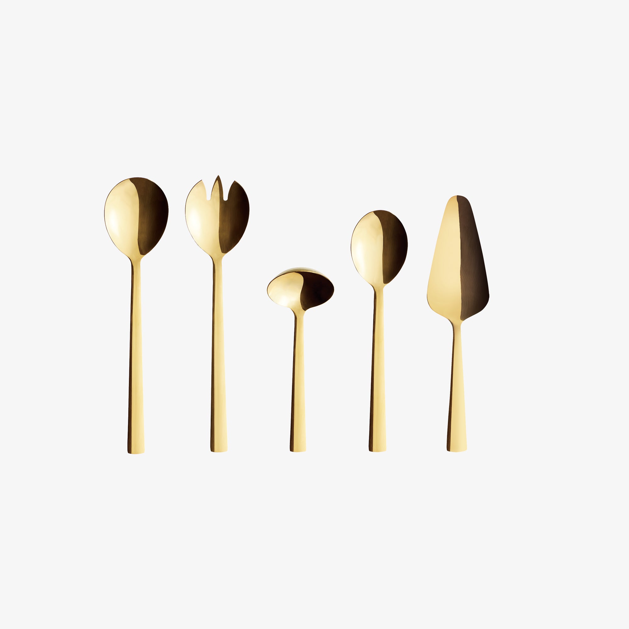 RAW serveringssæt 5 dele | Guld