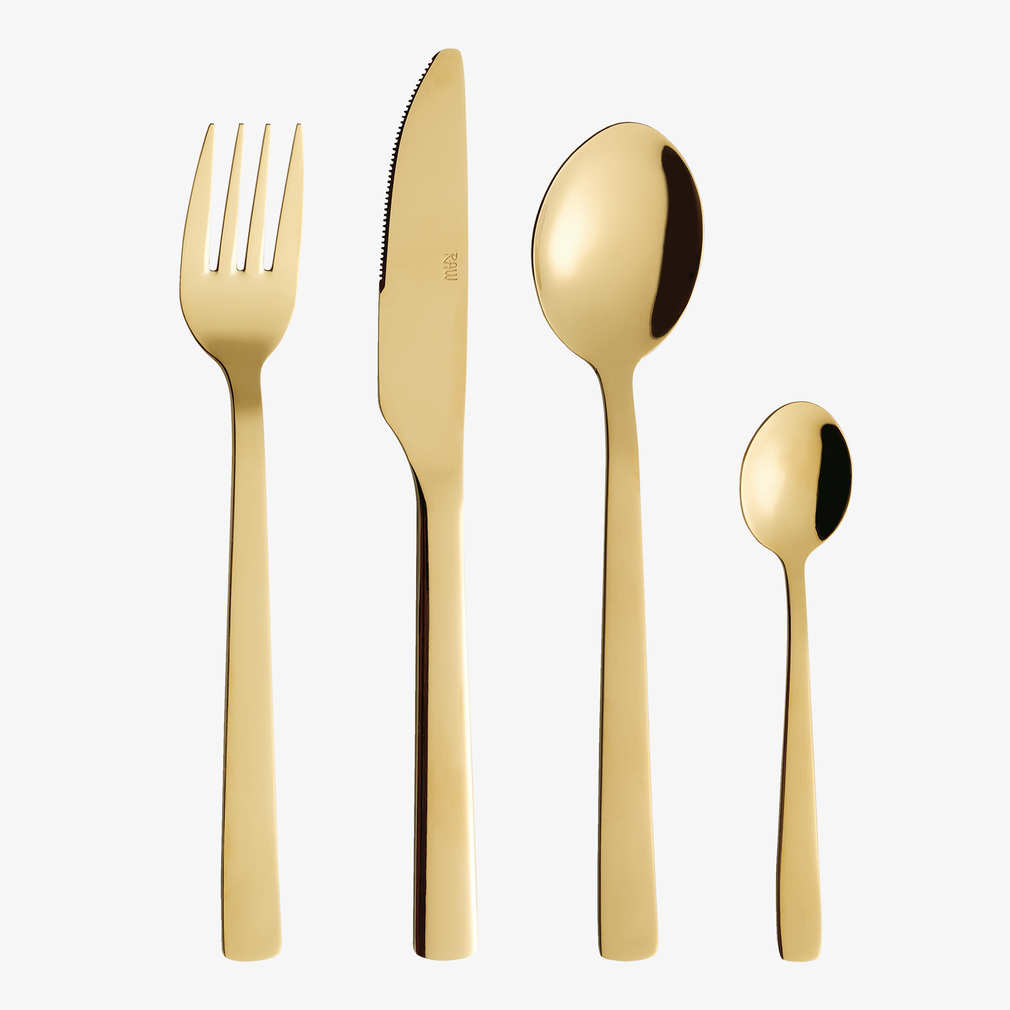RAW bestiksæt 24 dele | Guld