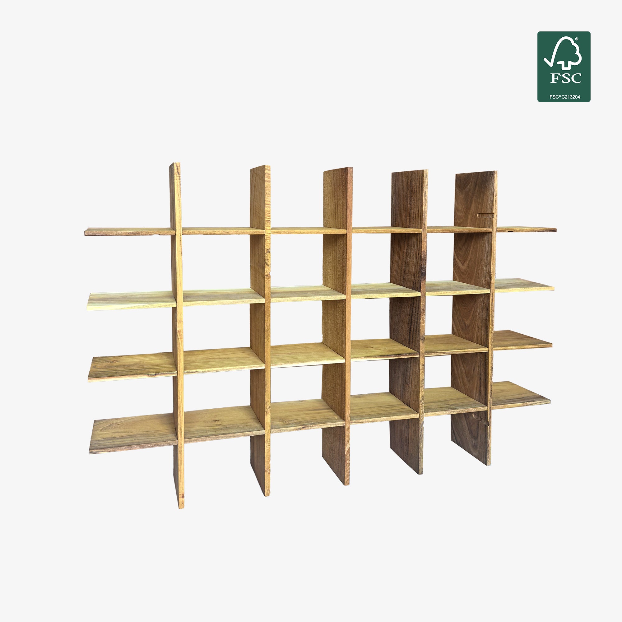 RAW Teak stor reol | Neutral