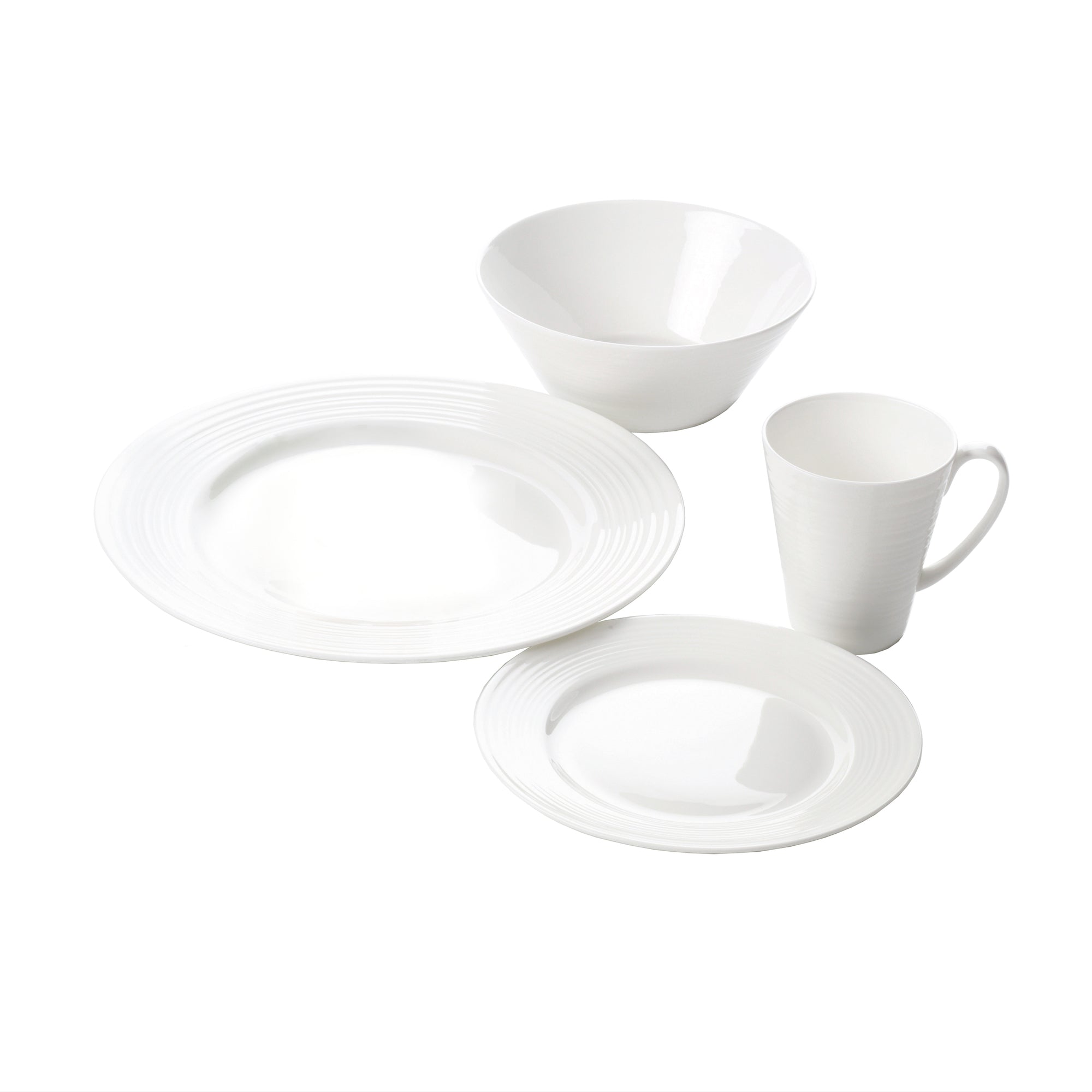 Passion servicesæt 16 dele | Creme Hvid