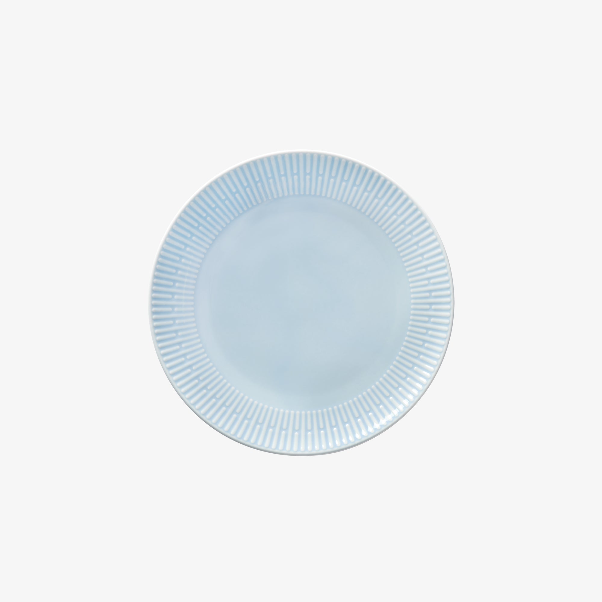 Relief frokosttallerken | Light Blue