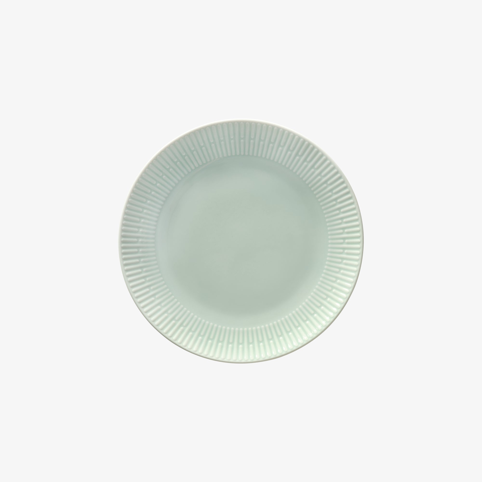 Relief frokosttallerken | Dusty Green