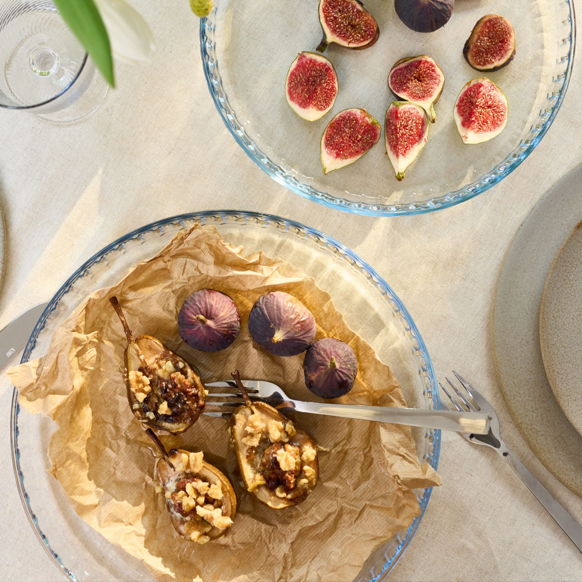 Aroma tærtefade i glas 2 dele | Klar