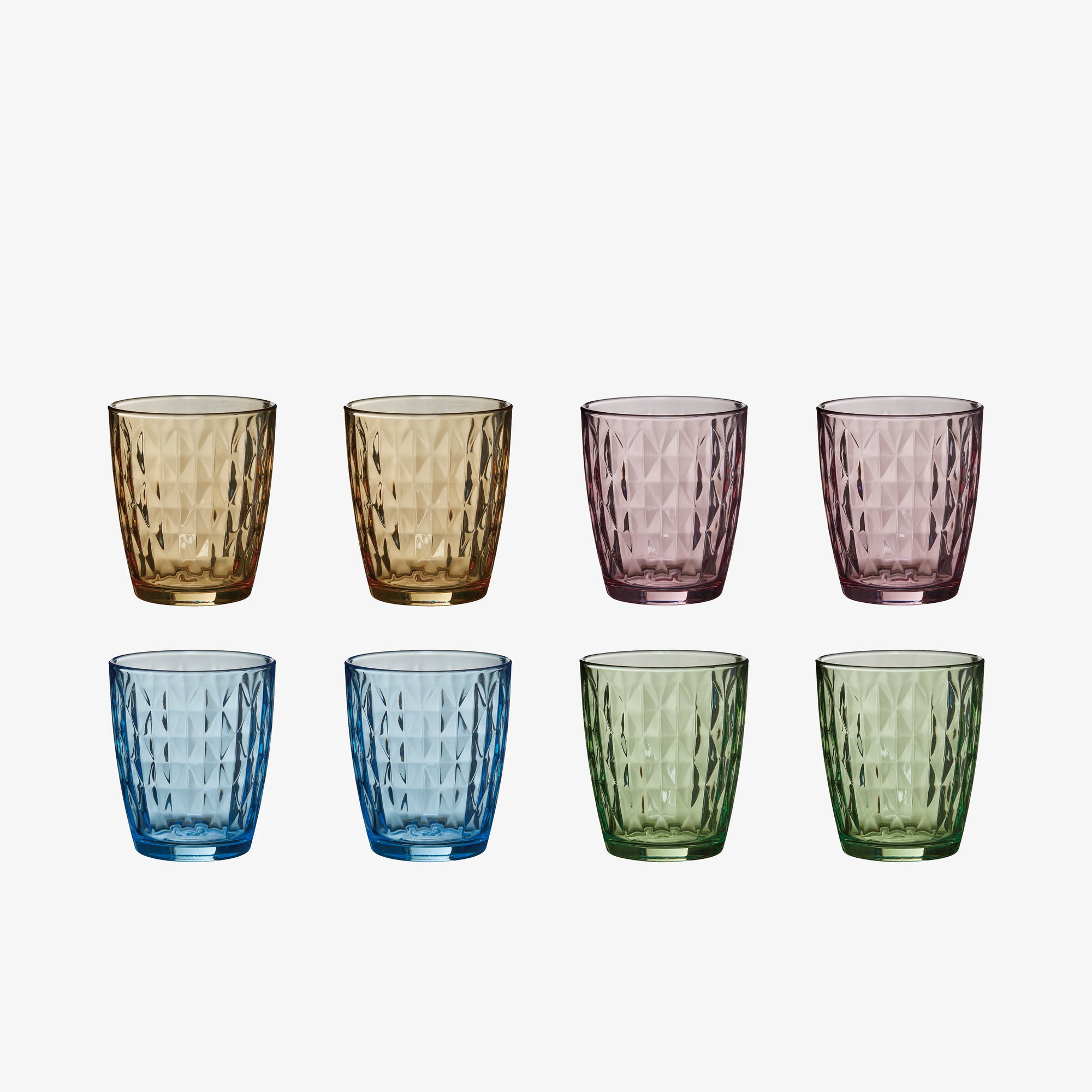 Mosaic glas 8 stk. | Mix