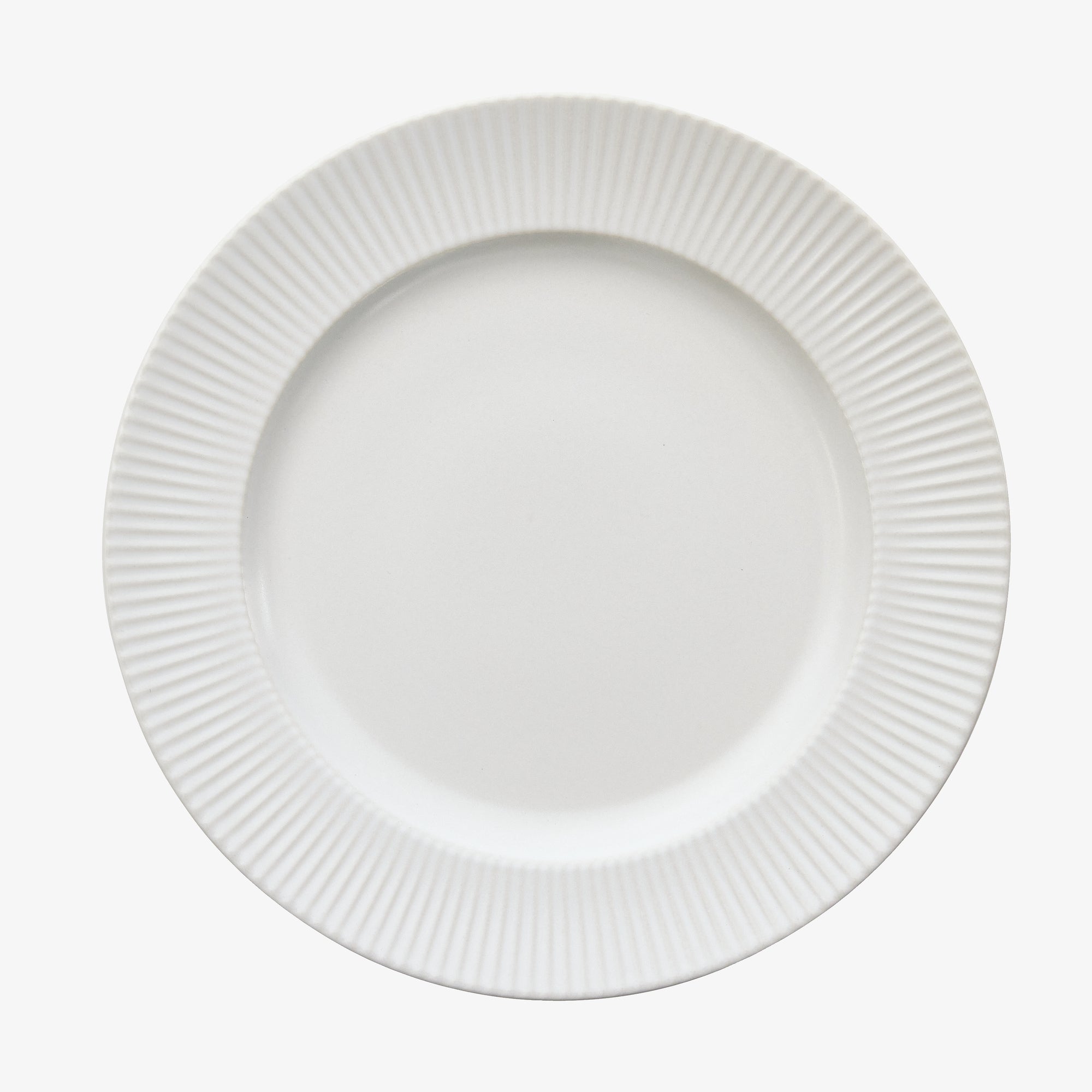 Groovy middagstallerken | Creme Hvid