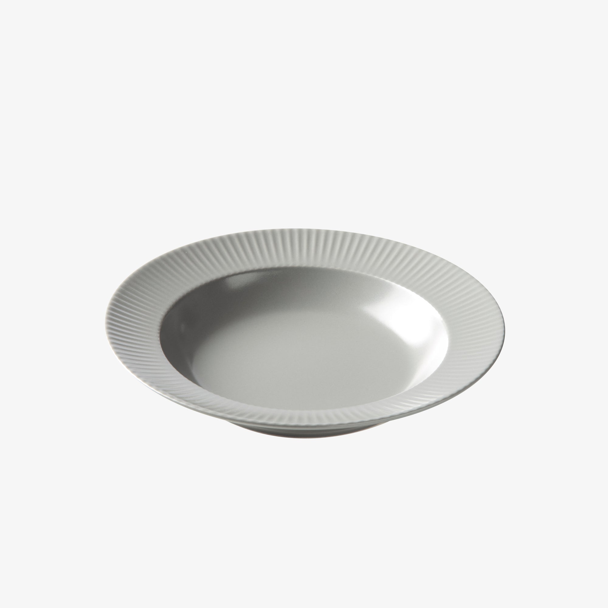 Groovy suppetallerken | Grå