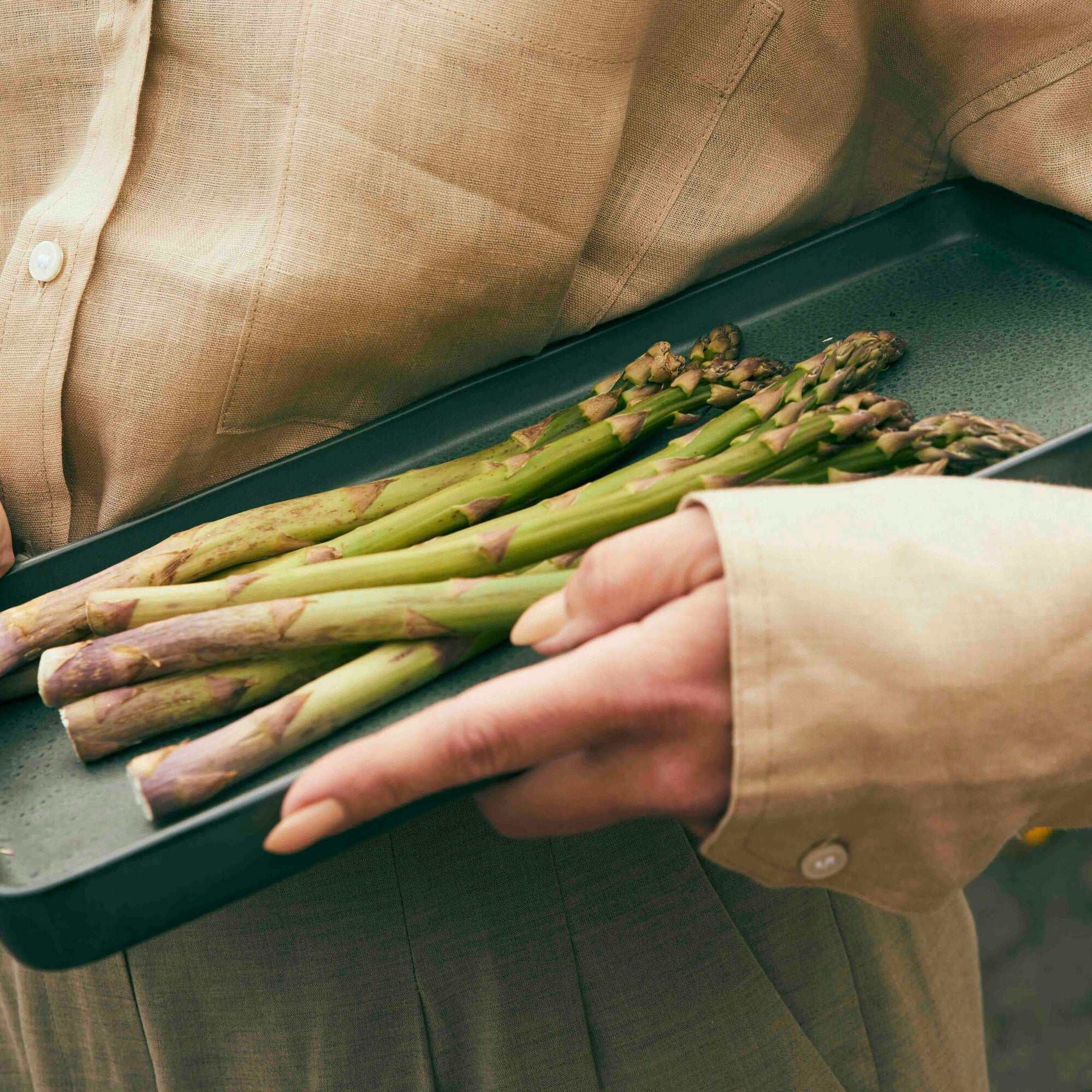 RAW rektangulært fad | Northern Green