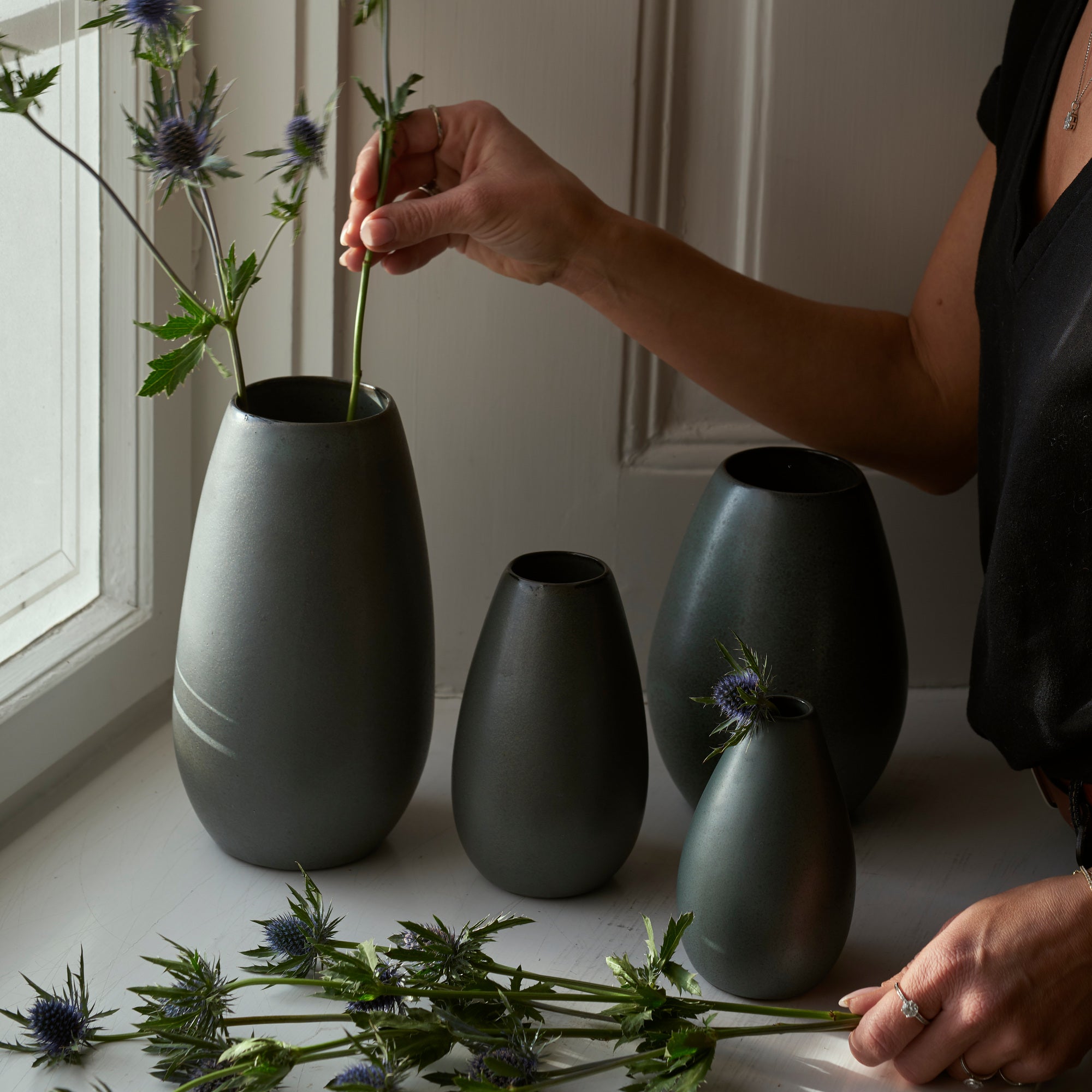 RAW vase 16 cm | Northern Green