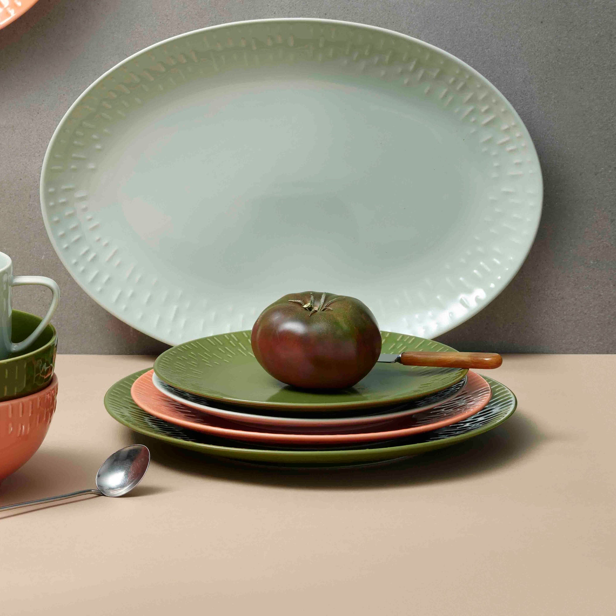Confetti desserttallerken | Olive