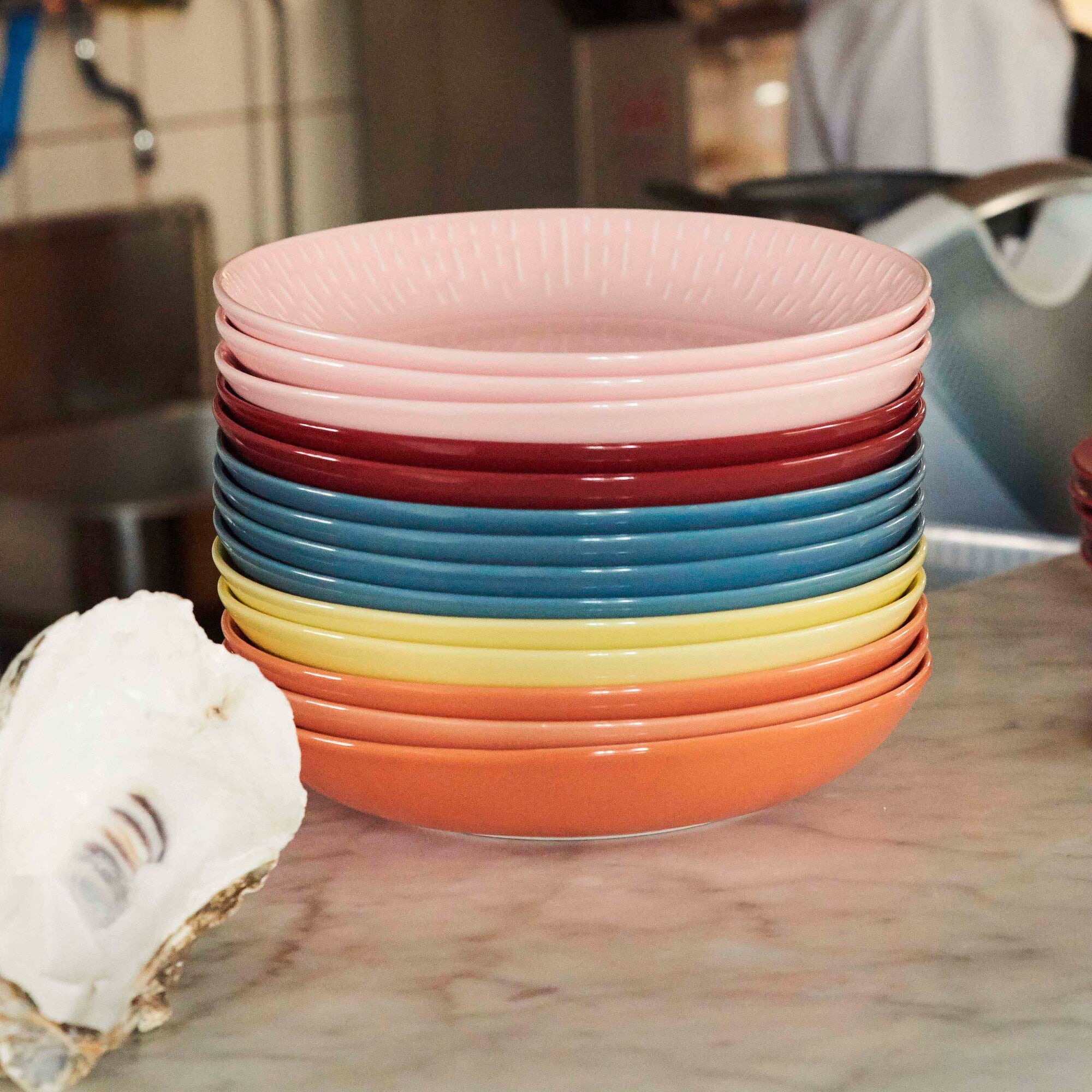 Confetti pastatallerken | Apricot