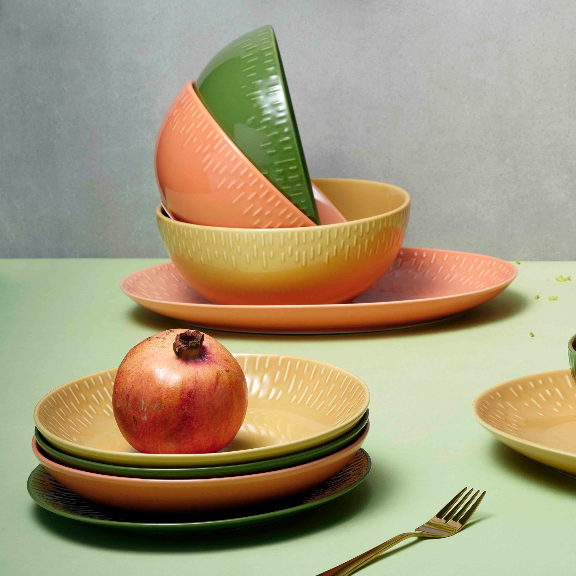 Confetti pastatallerken | Olive