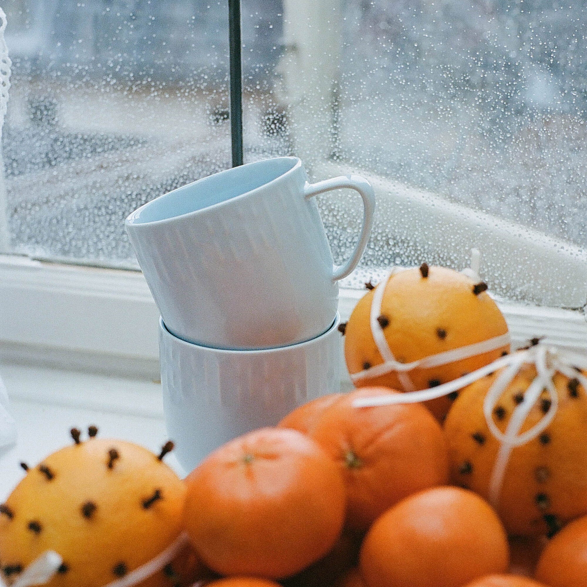 Confetti krus med hank | Aqua