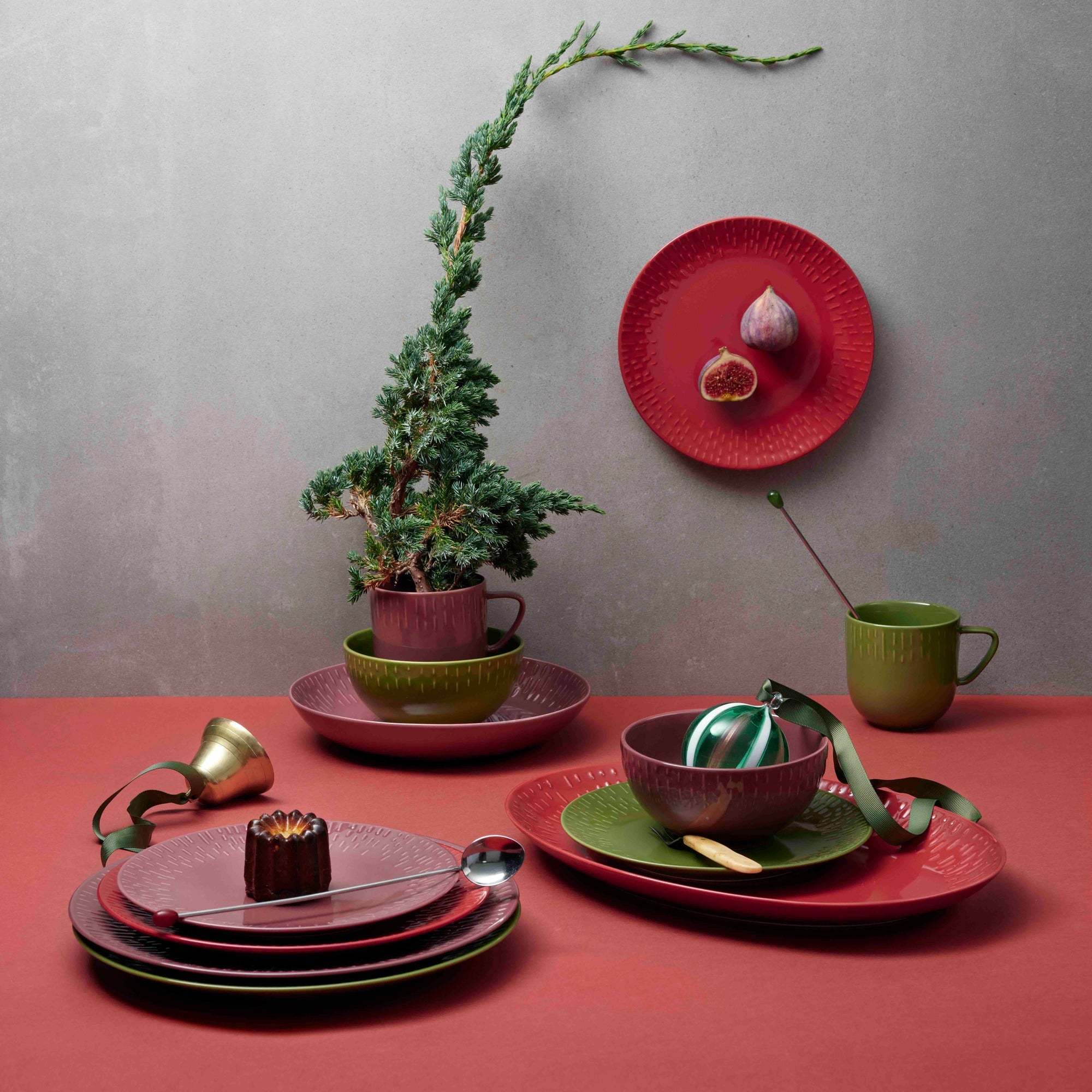 Confetti skål | Bordeaux