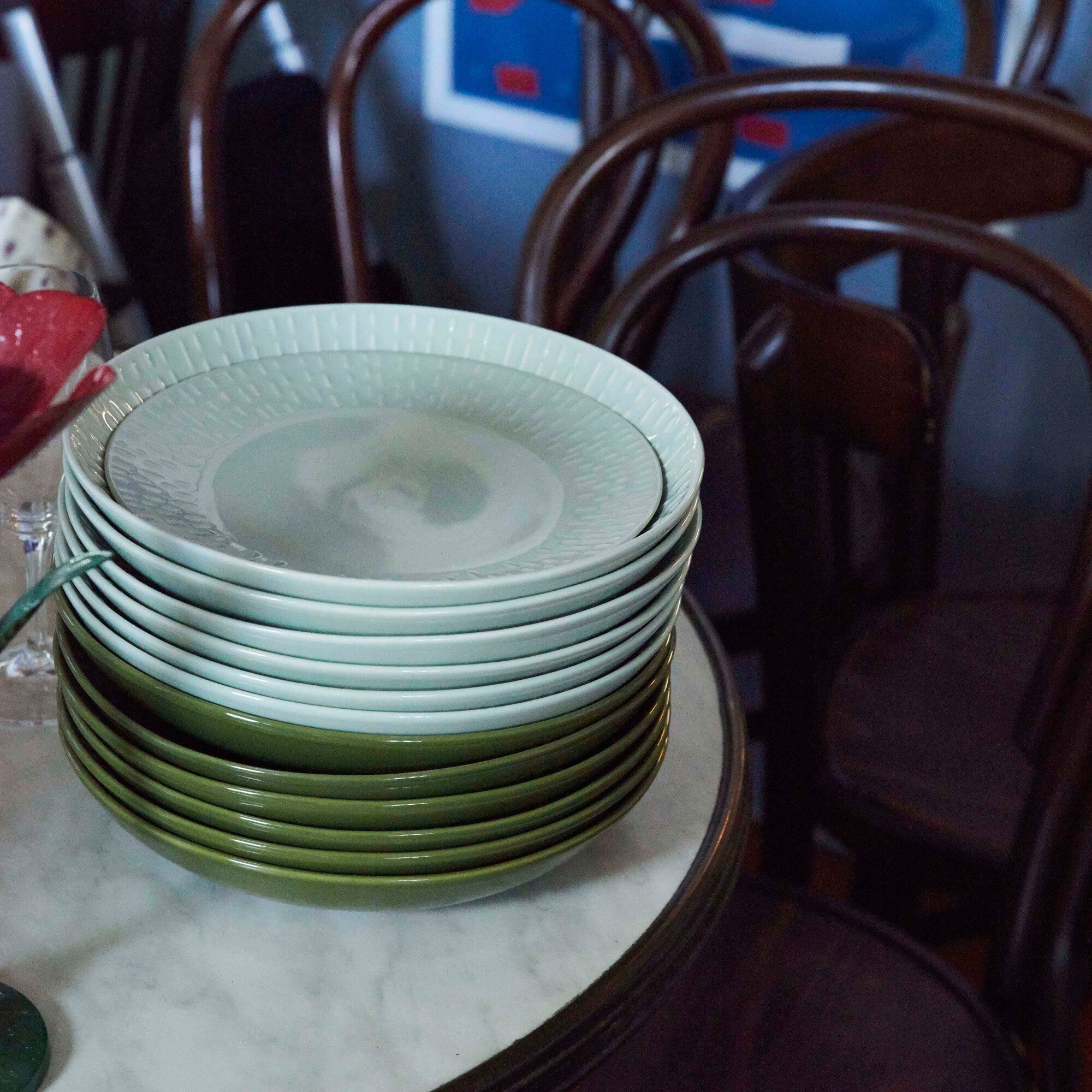 Confetti pastatallerken | Pistachio