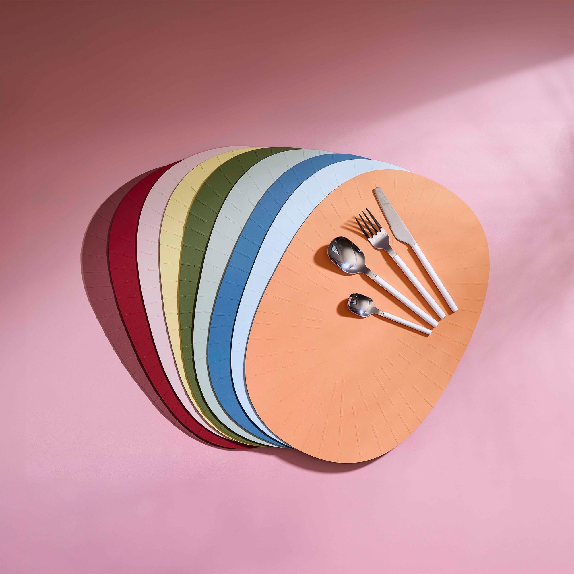 Confetti dækkeserviet | Bordeaux