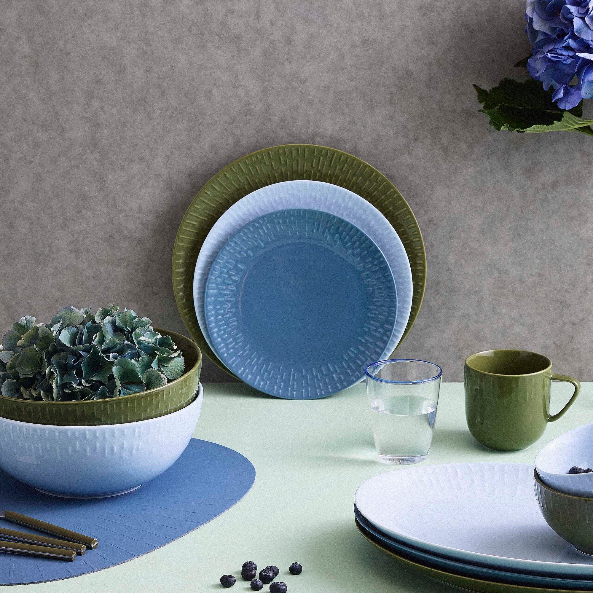 Confetti frokosttallerken | Aqua