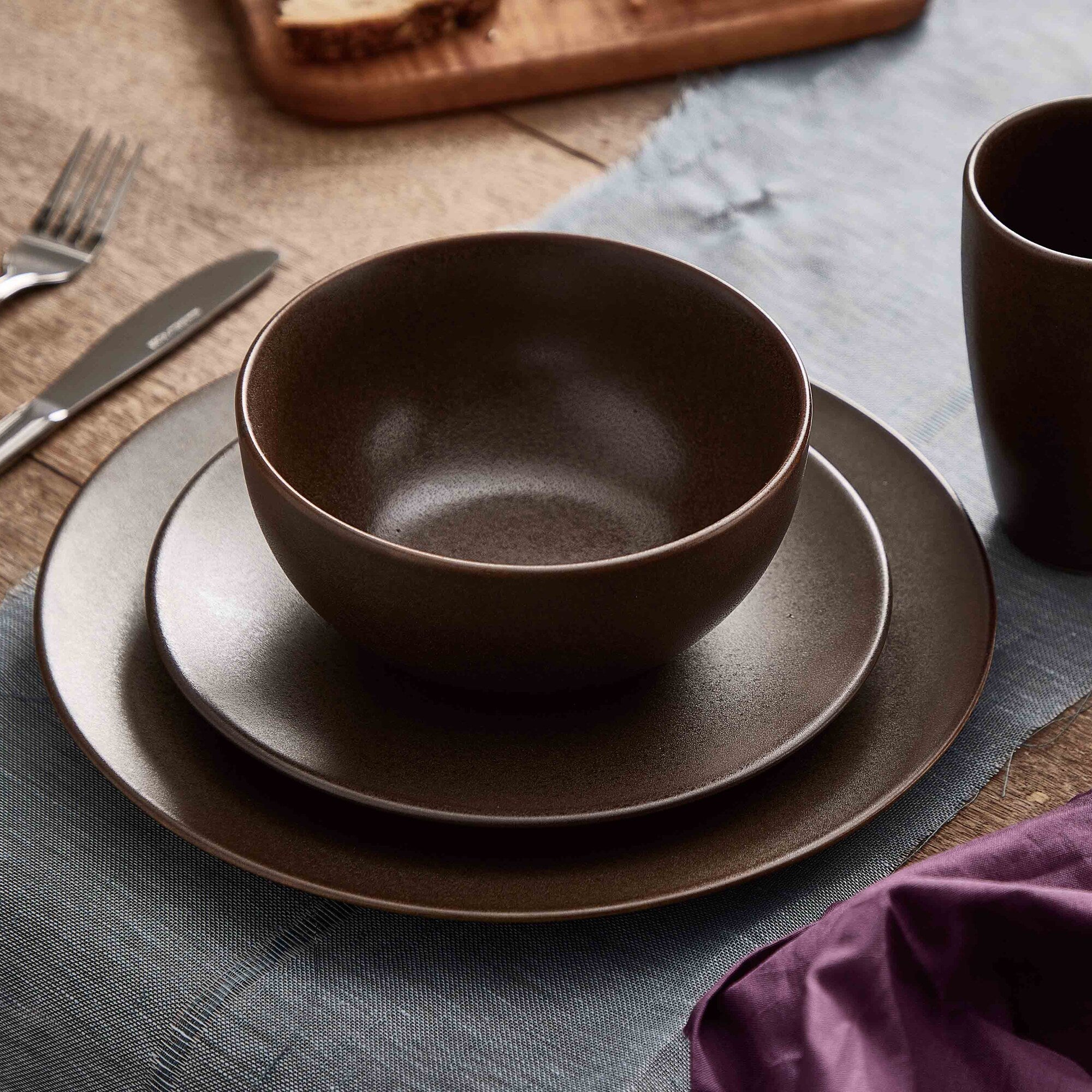 Ceramic Workshop middagstallerken | Mat Brun