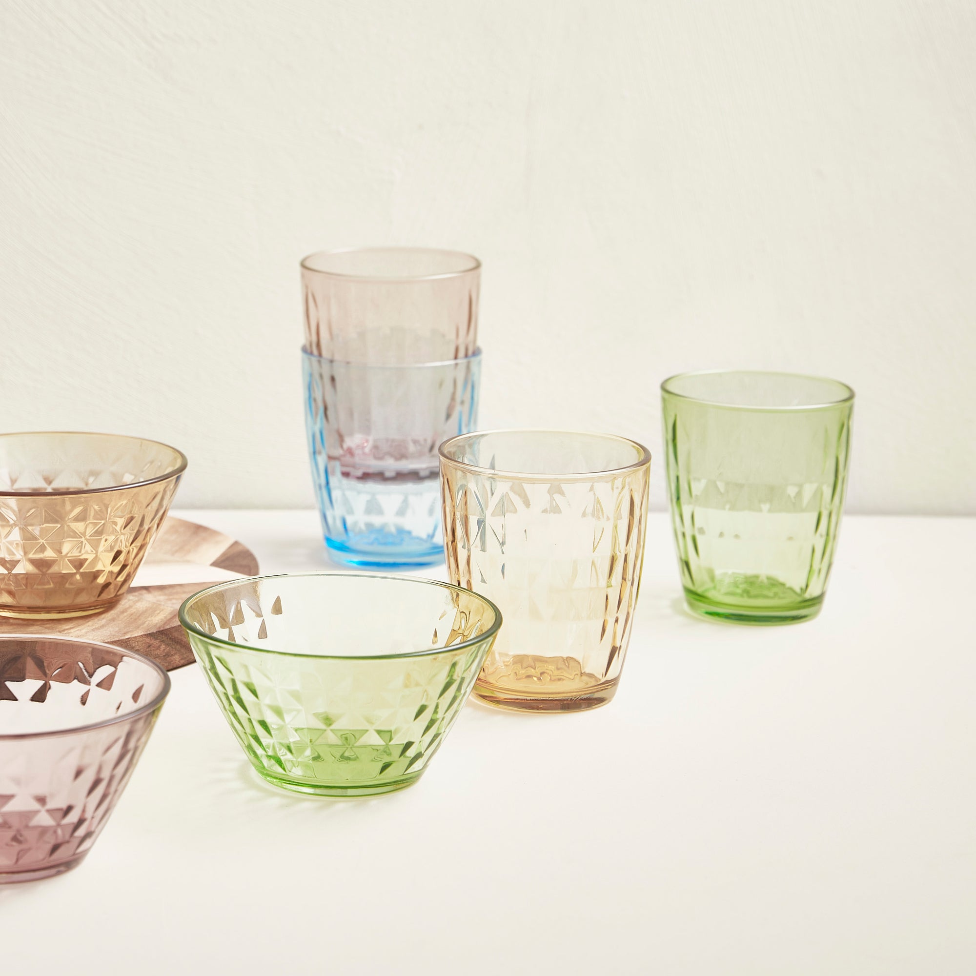 Mosaic glas 8 stk. | Mix