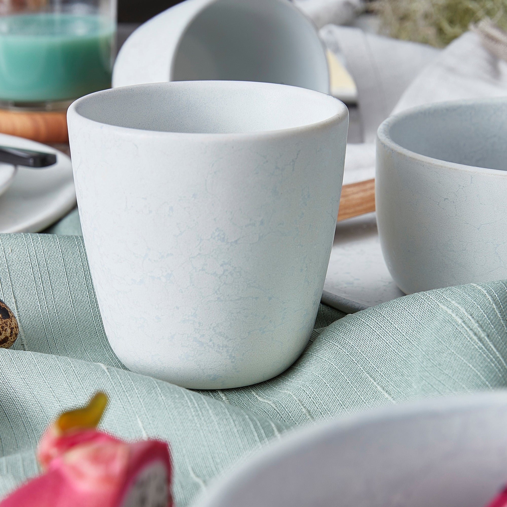 RAW krus uden hank | Arctic White