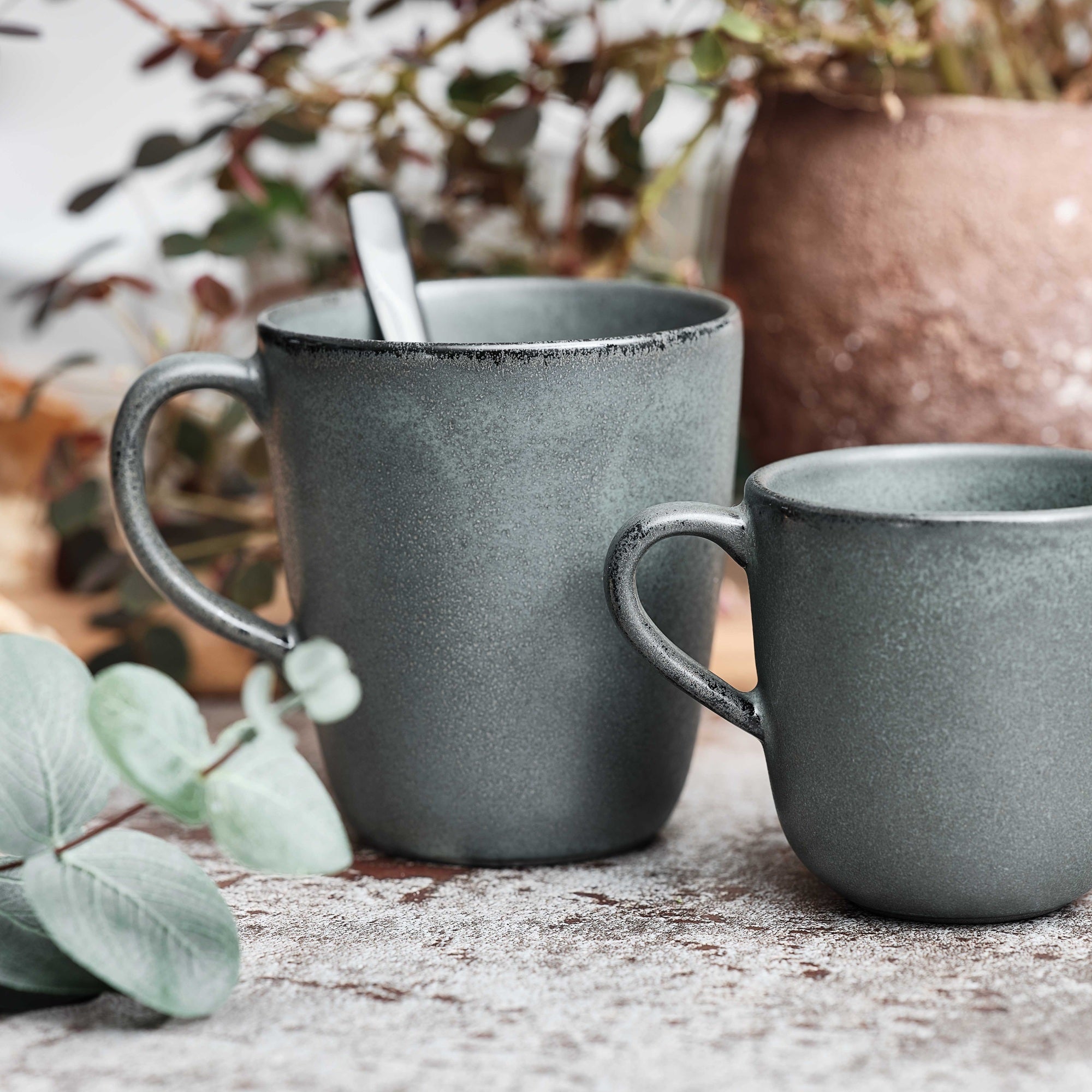 RAW krus med hank 4 stk. | Northern Green