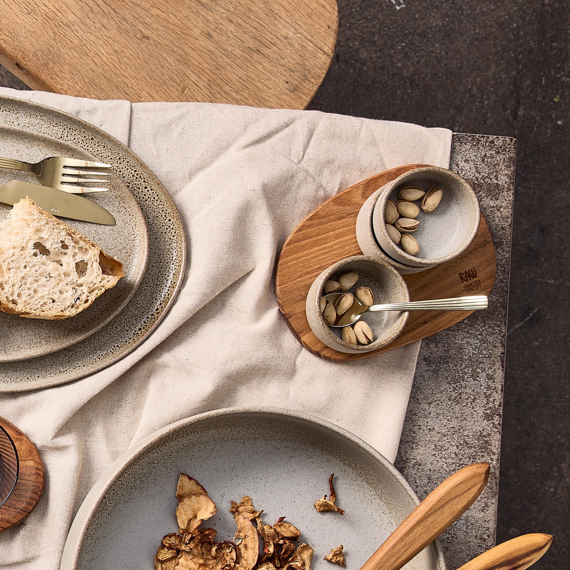 RAW skål 3 stk. | Sandy Beige