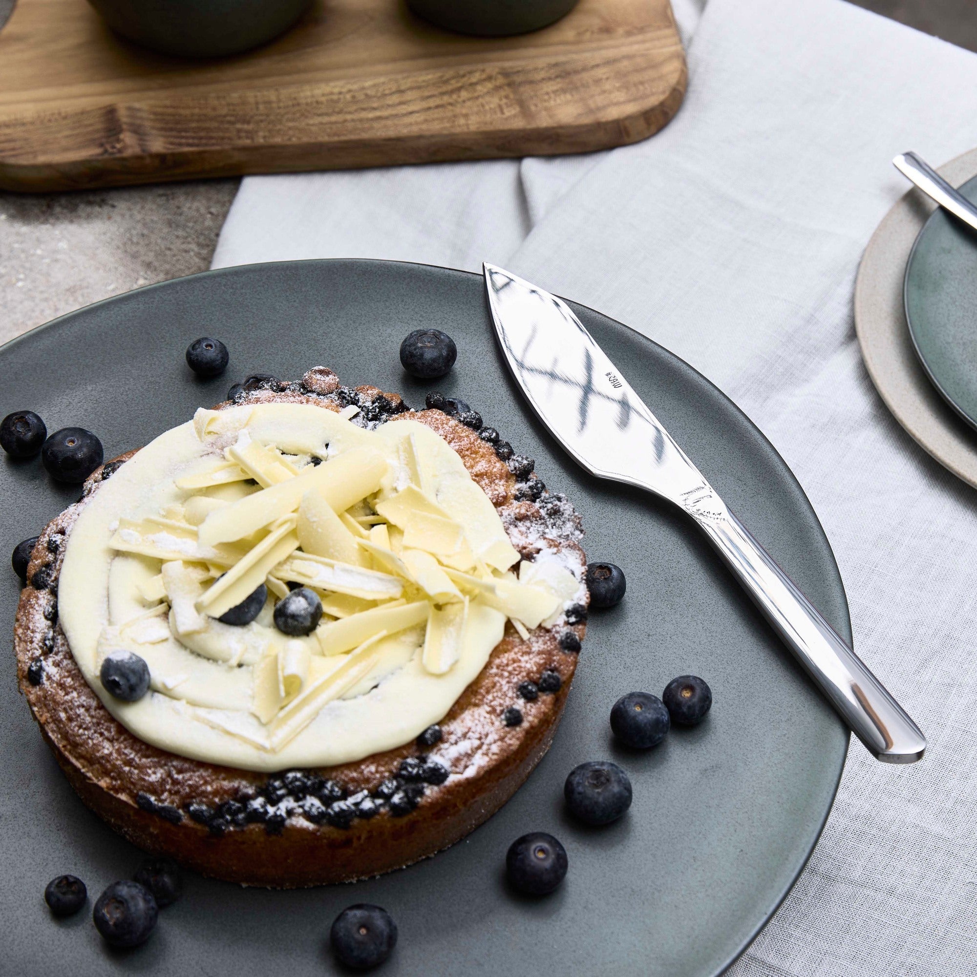 RAW lagkagekniv | Blank Stål