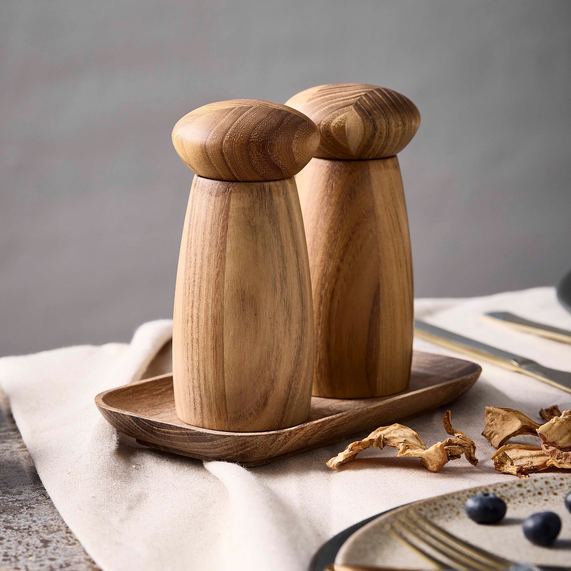 RAW Teak bakke | Natural