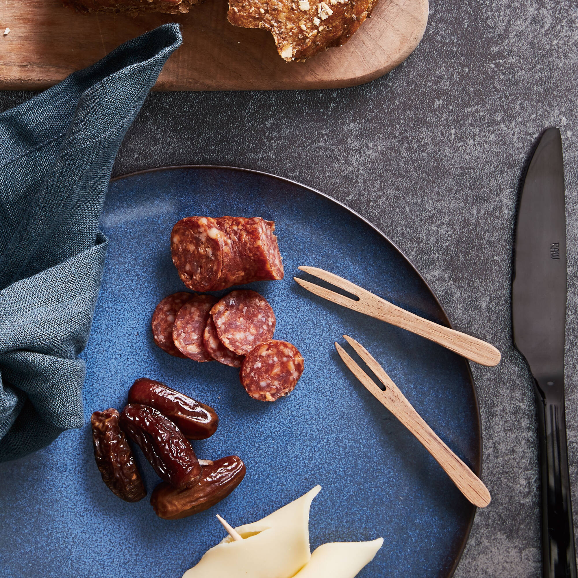 RAW Teak tapas/pålægsgaffel | Natural
