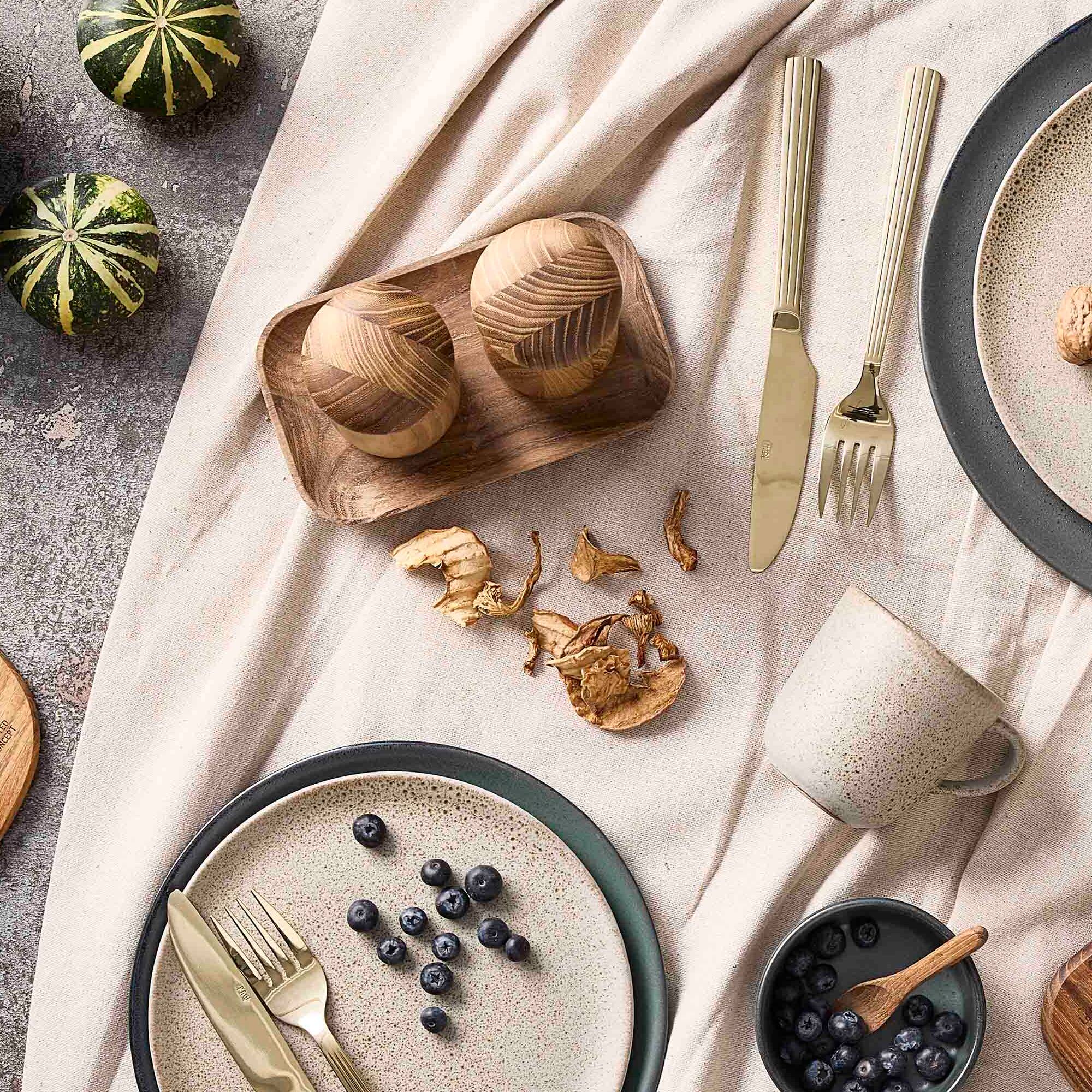 RAW lille kværnesæt med bakke 3 dele | Natural