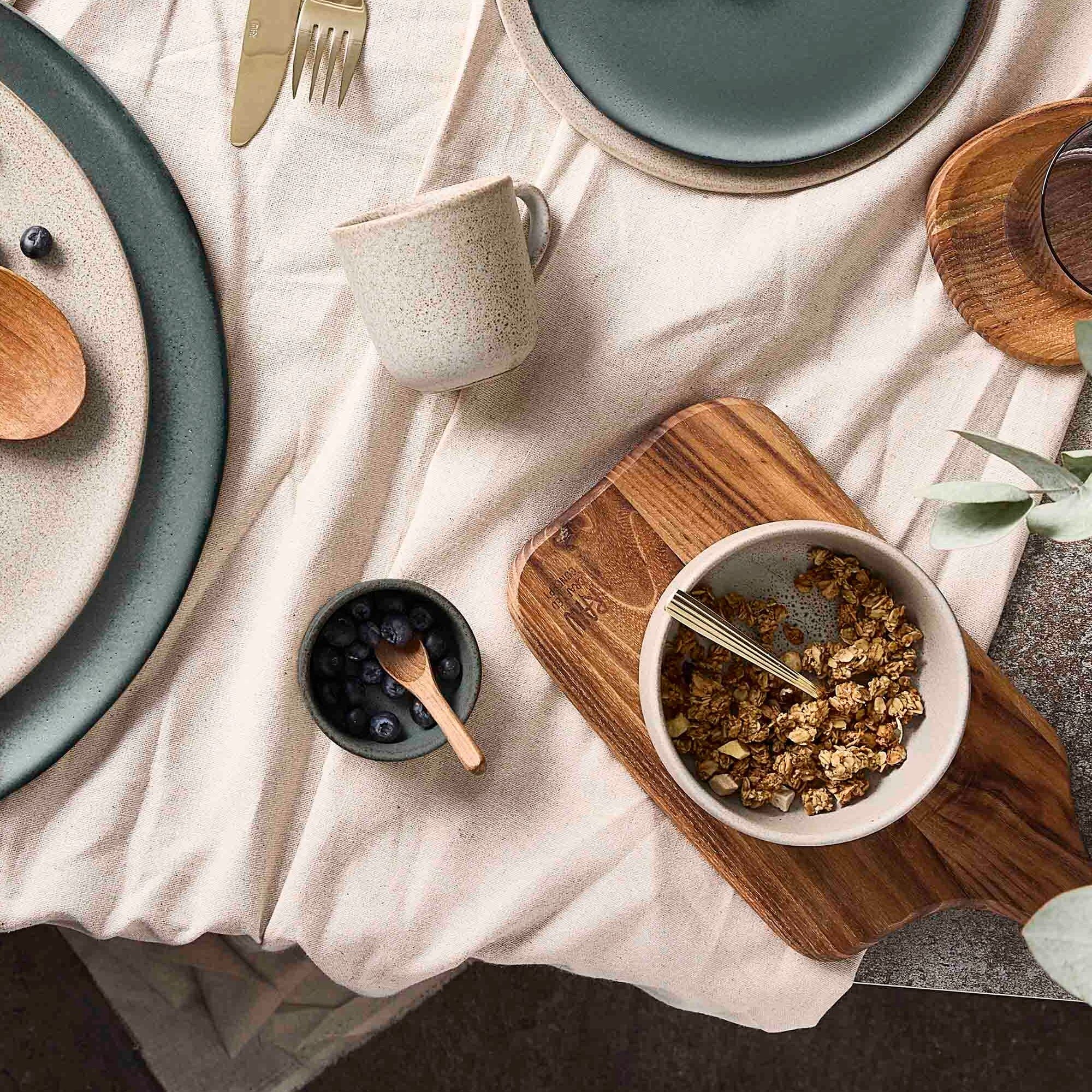 RAW Teak ske | Natural