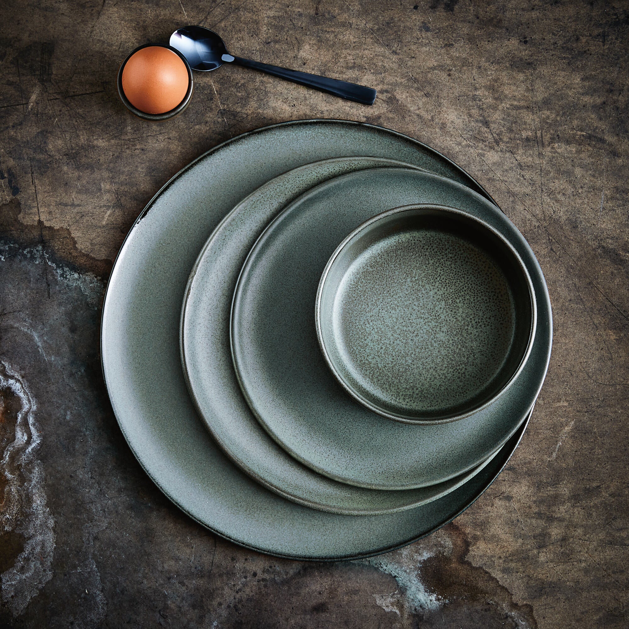 RAW rundt fad 34 cm | Northern Green