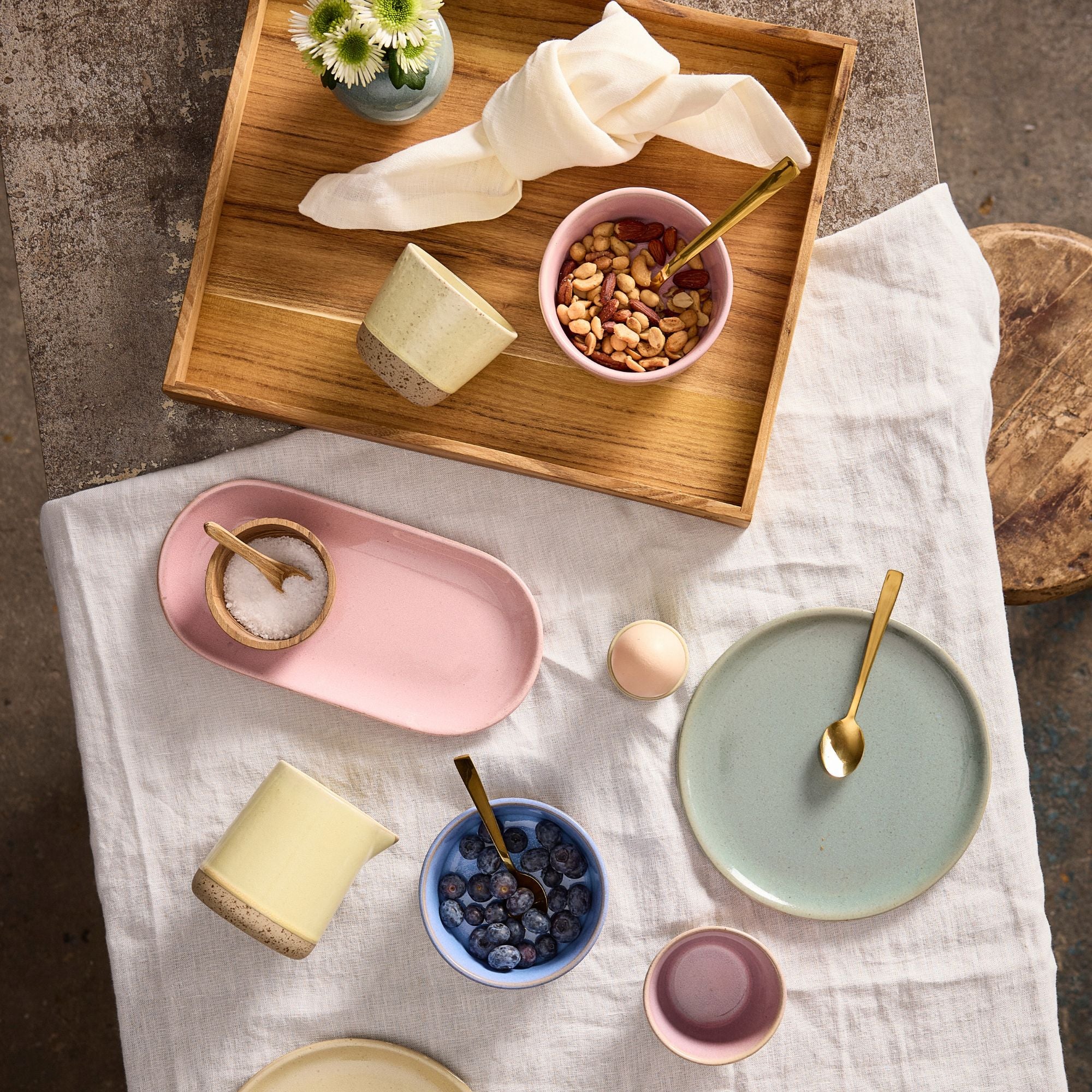 RAW Colour oval tallerken | Roseish