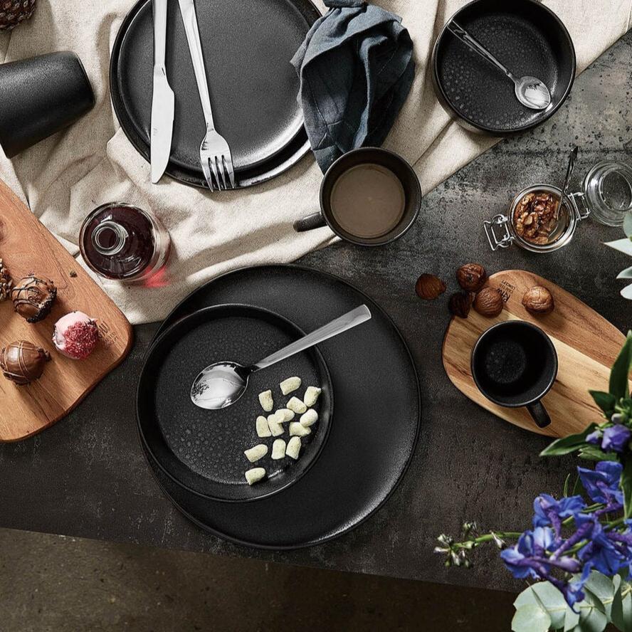 RAW suppetallerken | Titanium Black
