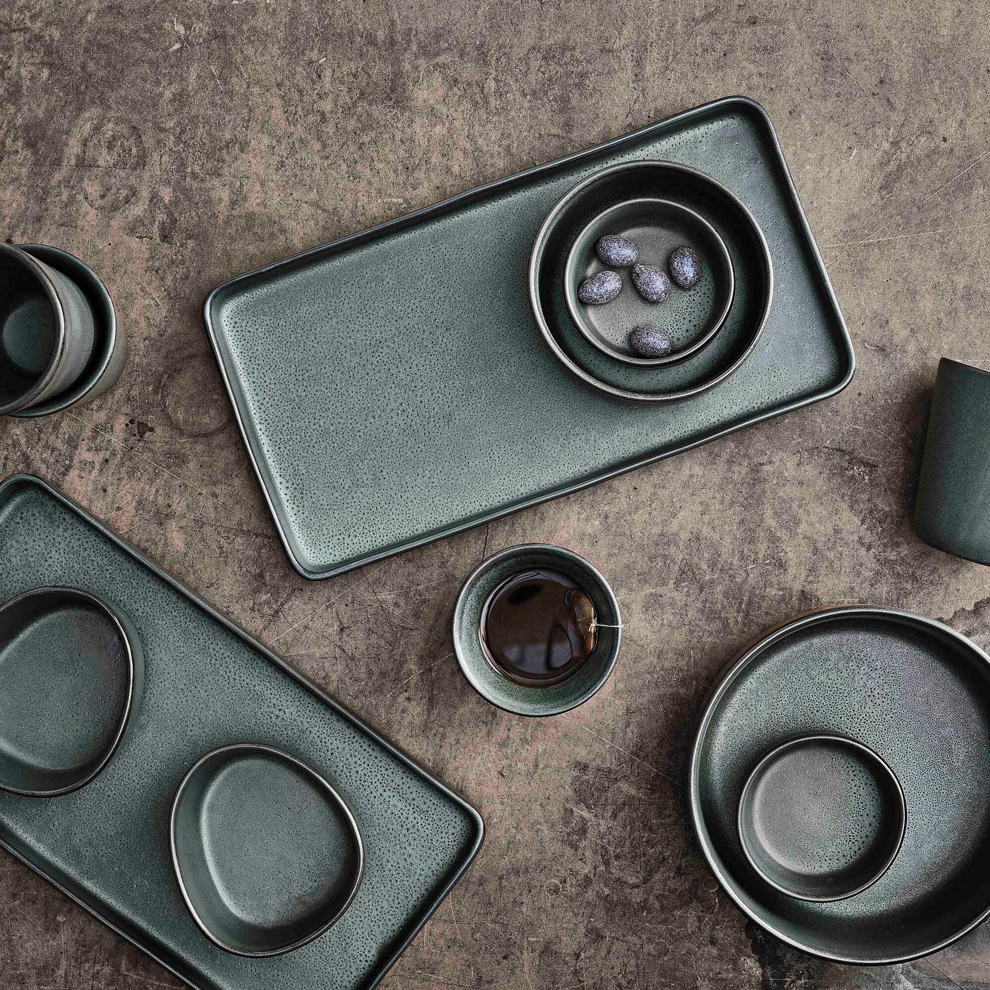 RAW rektangulært fad | Northern Green