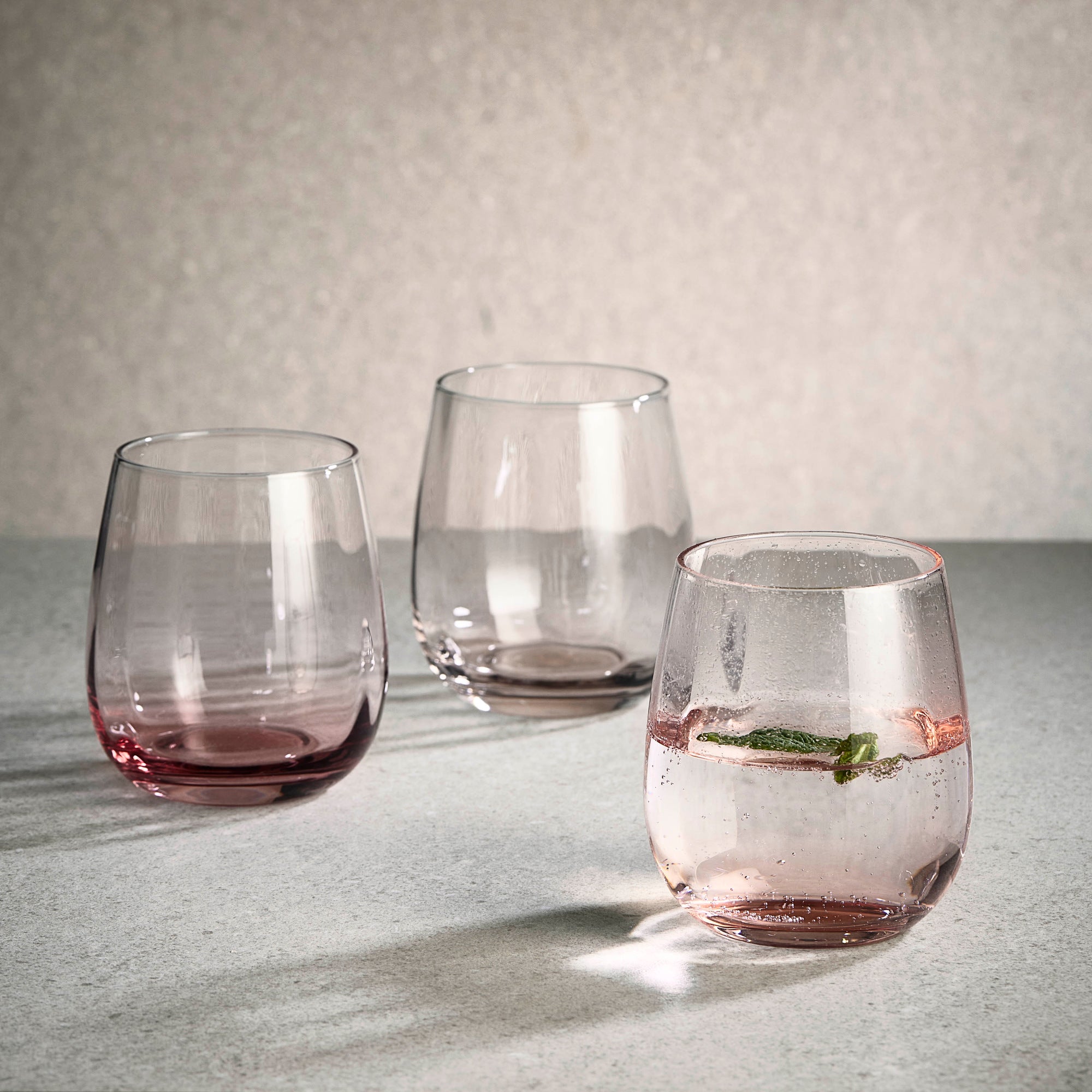 SØHOLM Sonja glas 4 stk. | Peach