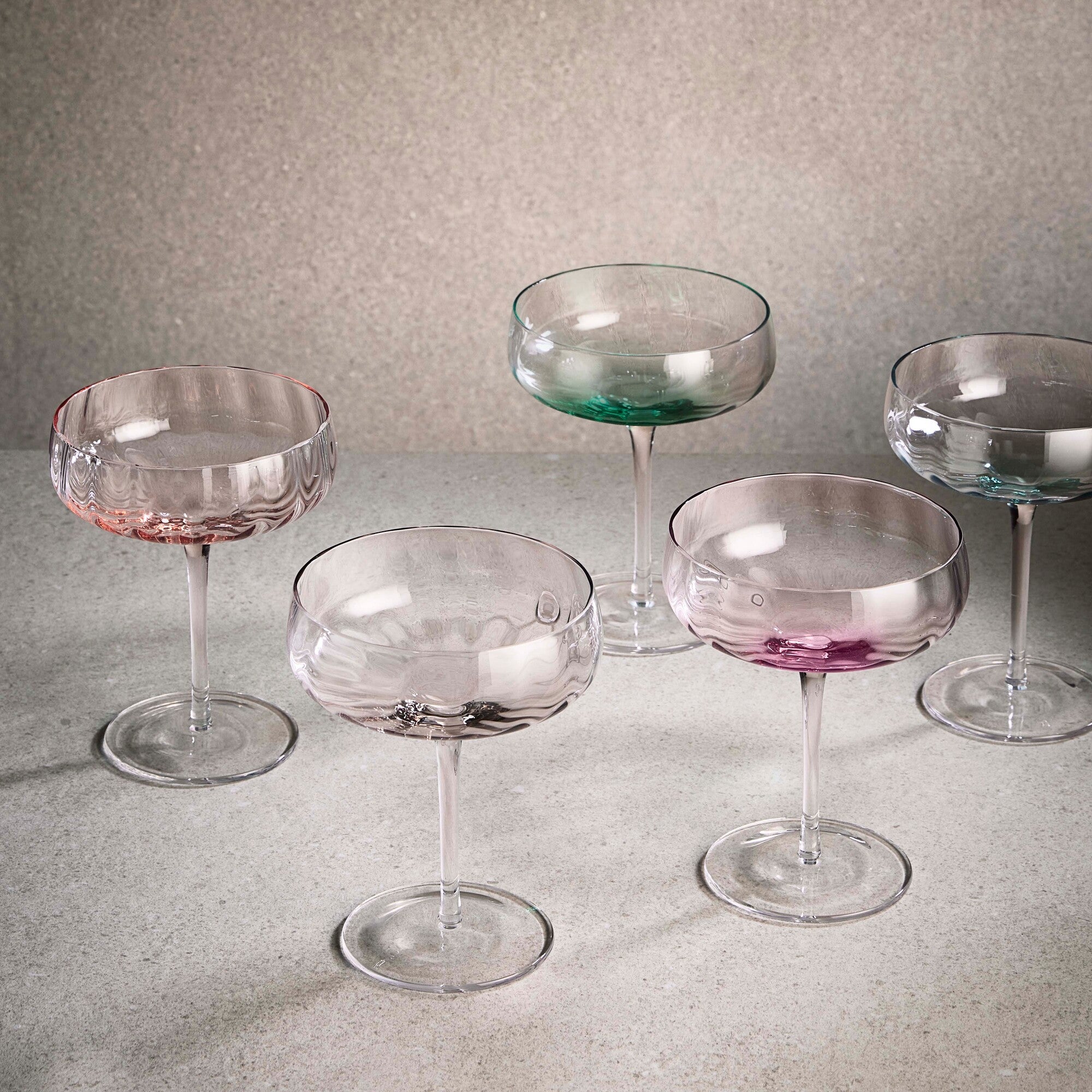 SØHOLM Sonja champagneskål | Peach