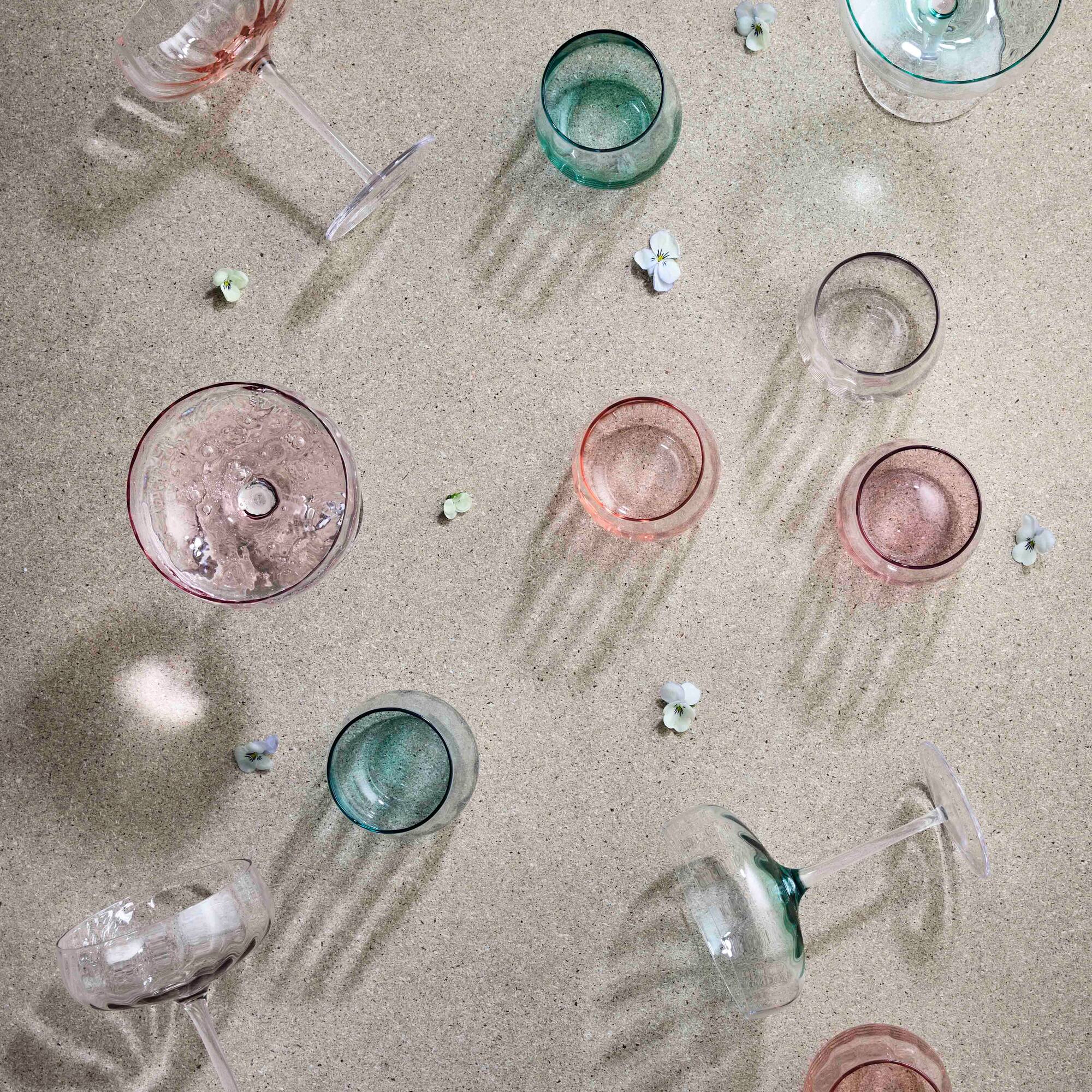 SØHOLM Sonja vandglas 2 stk. | Petrol Blue