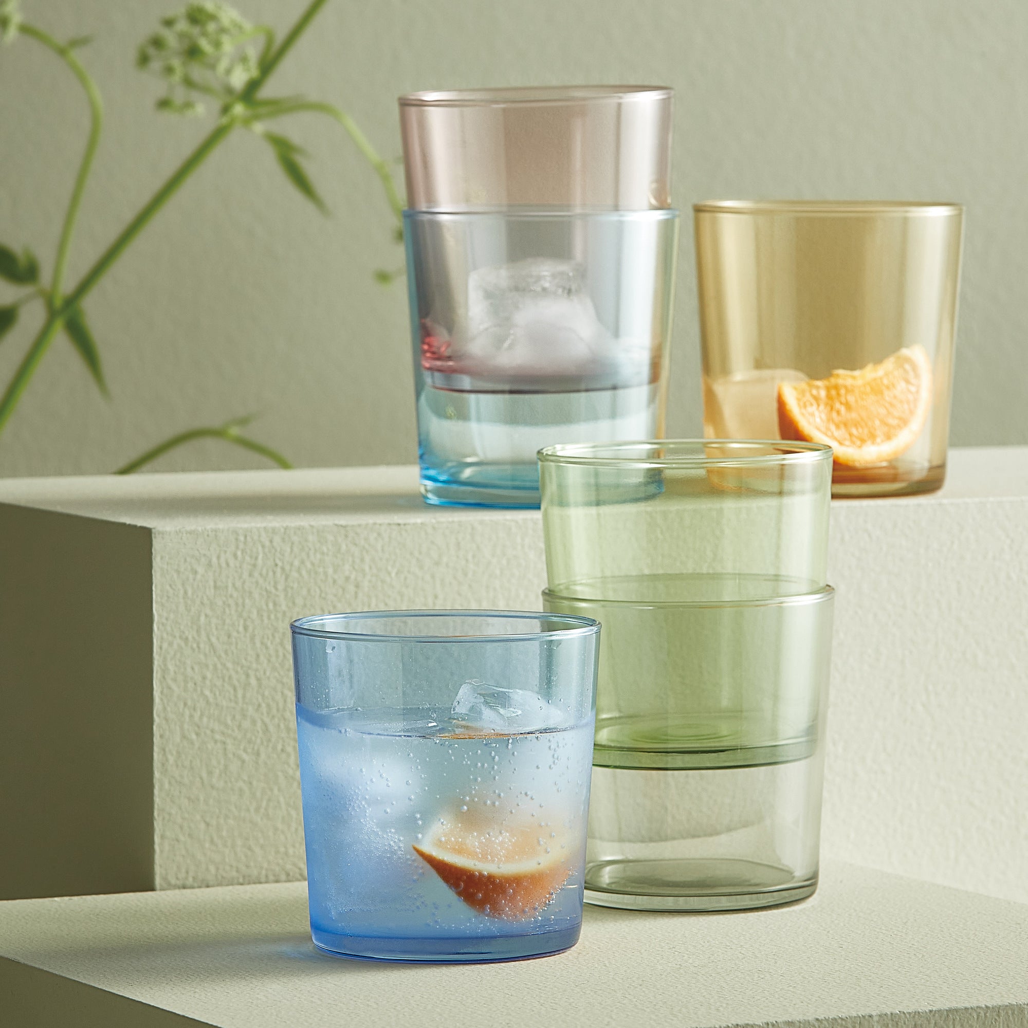 Café vandglas 6 stk. | Mix