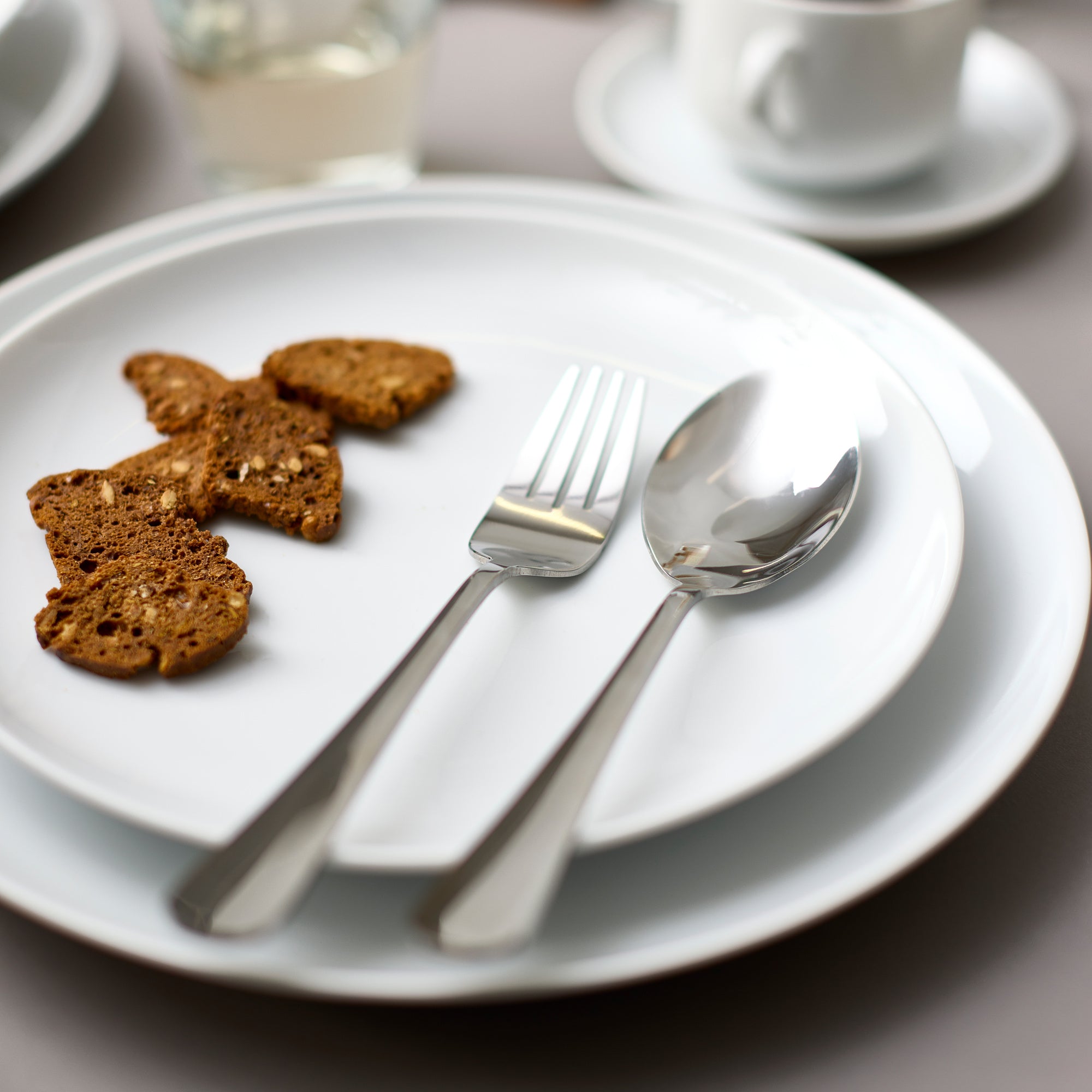 atelier kaffekop med underkop 4 stk. | Super Hvid