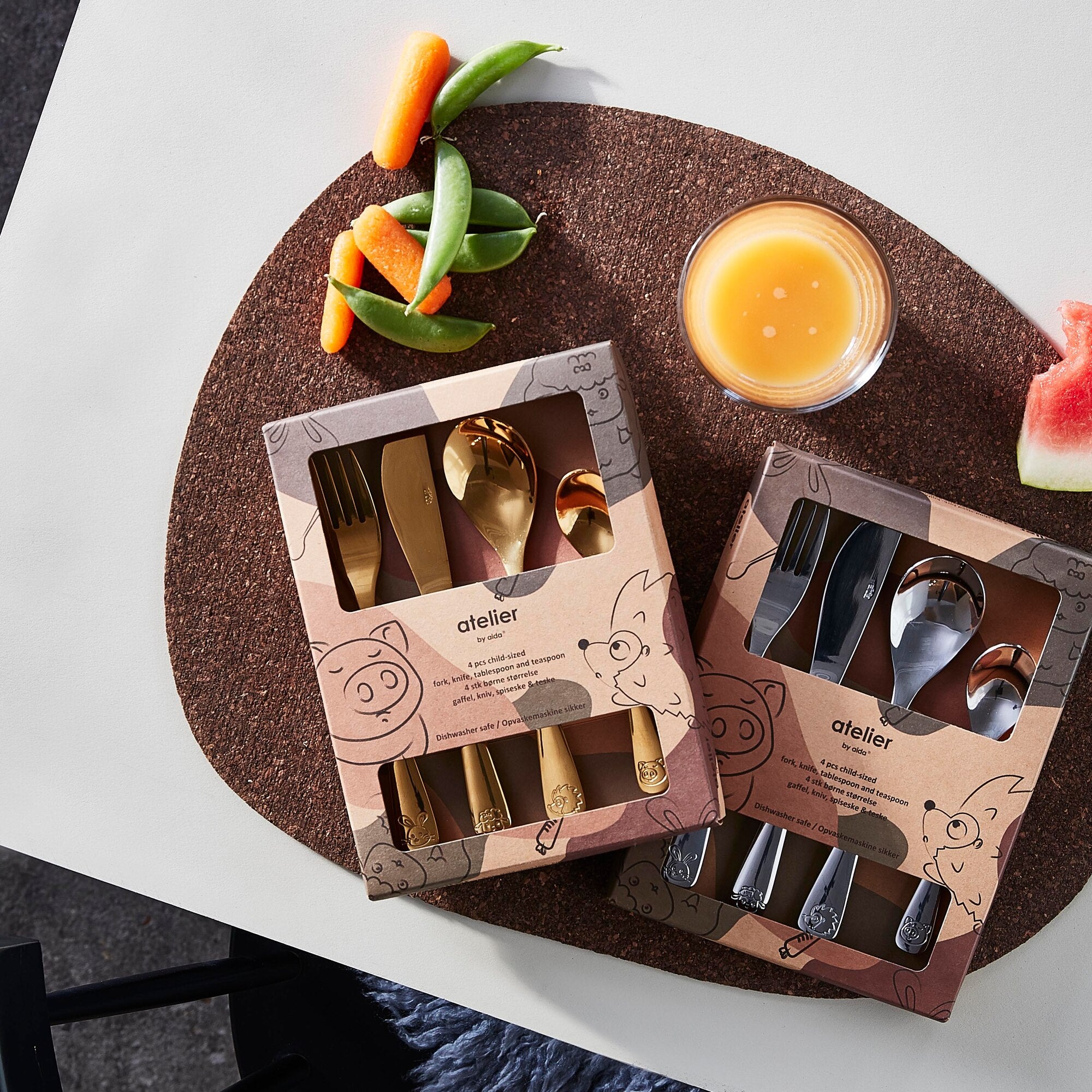 atelier mini børnebestik 4 dele | Mirror Polish