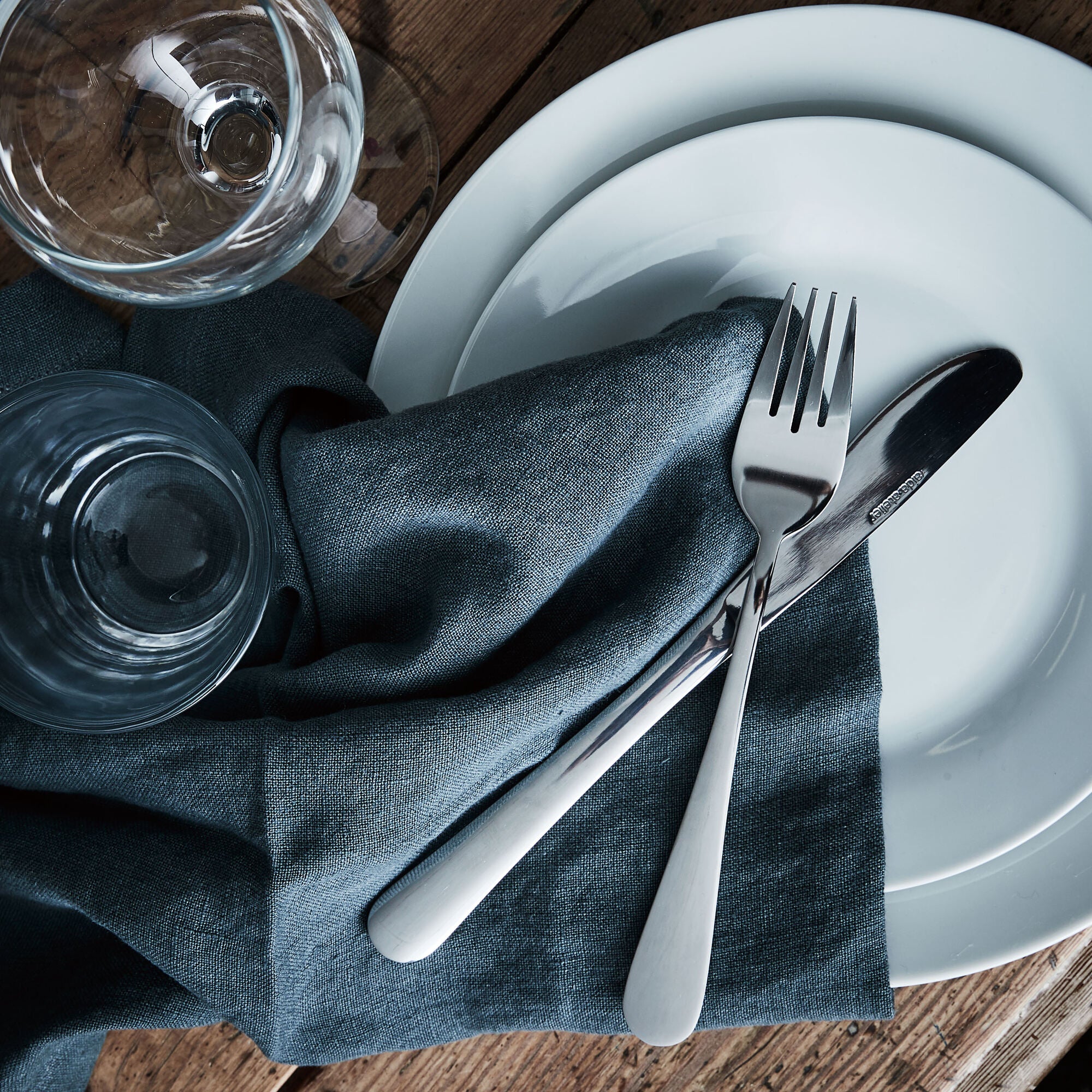 Café middagstallerken 4 stk. | Hvid