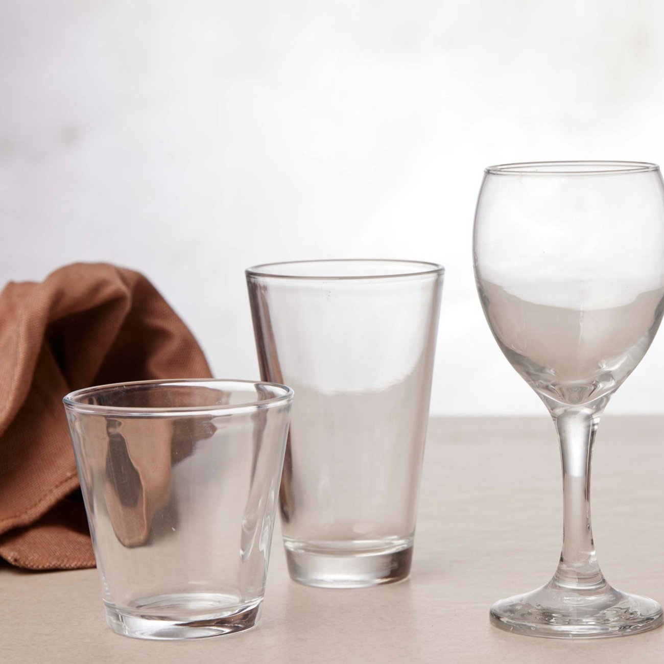 Café vandglas 4 stk. høj | Klar