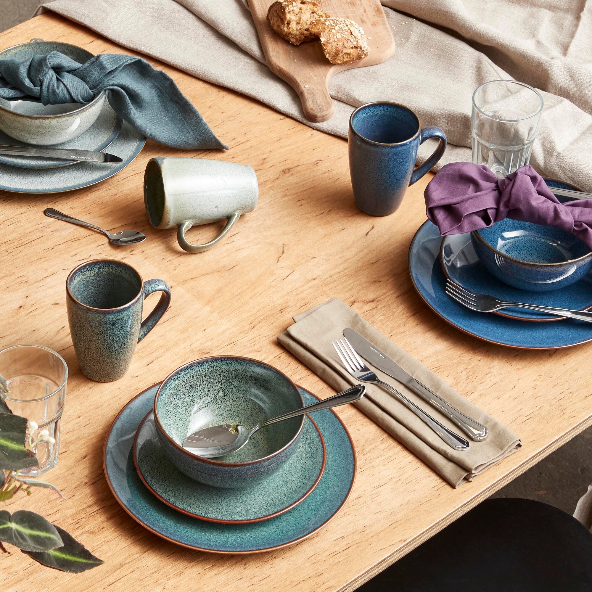 Ceramic Workshop frokosttallerken | Deep Blue