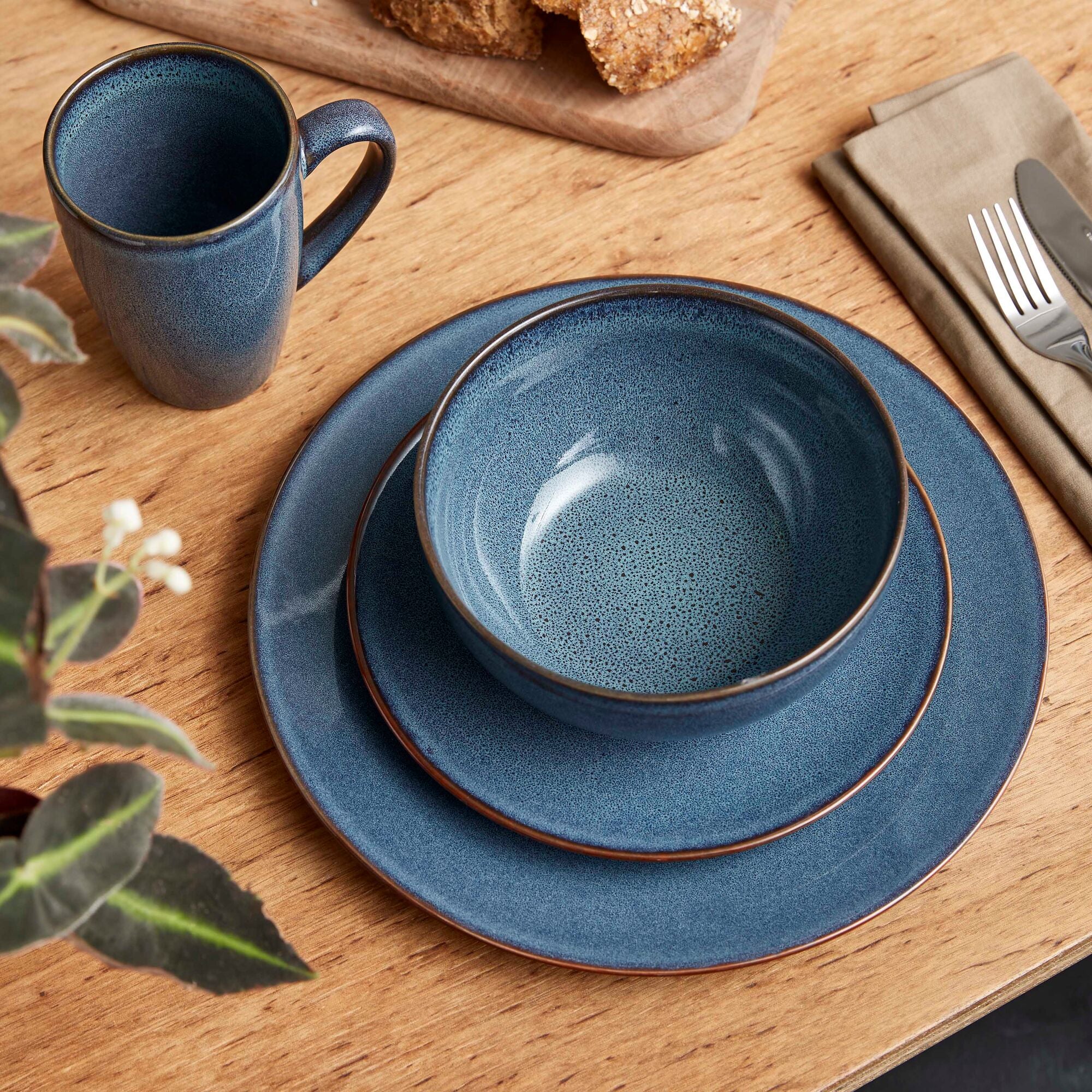 Ceramic Workshop middagstallerken | Deep Blue