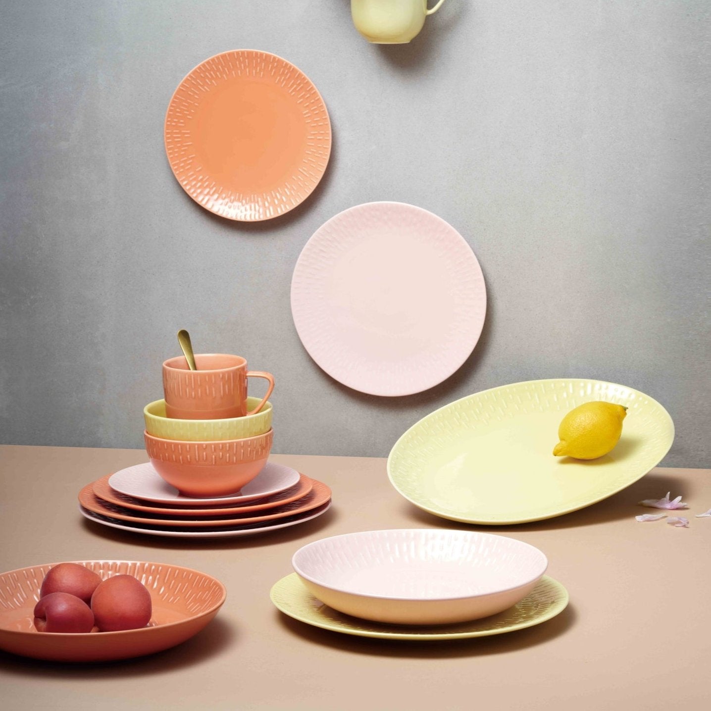 Confetti skål | Apricot