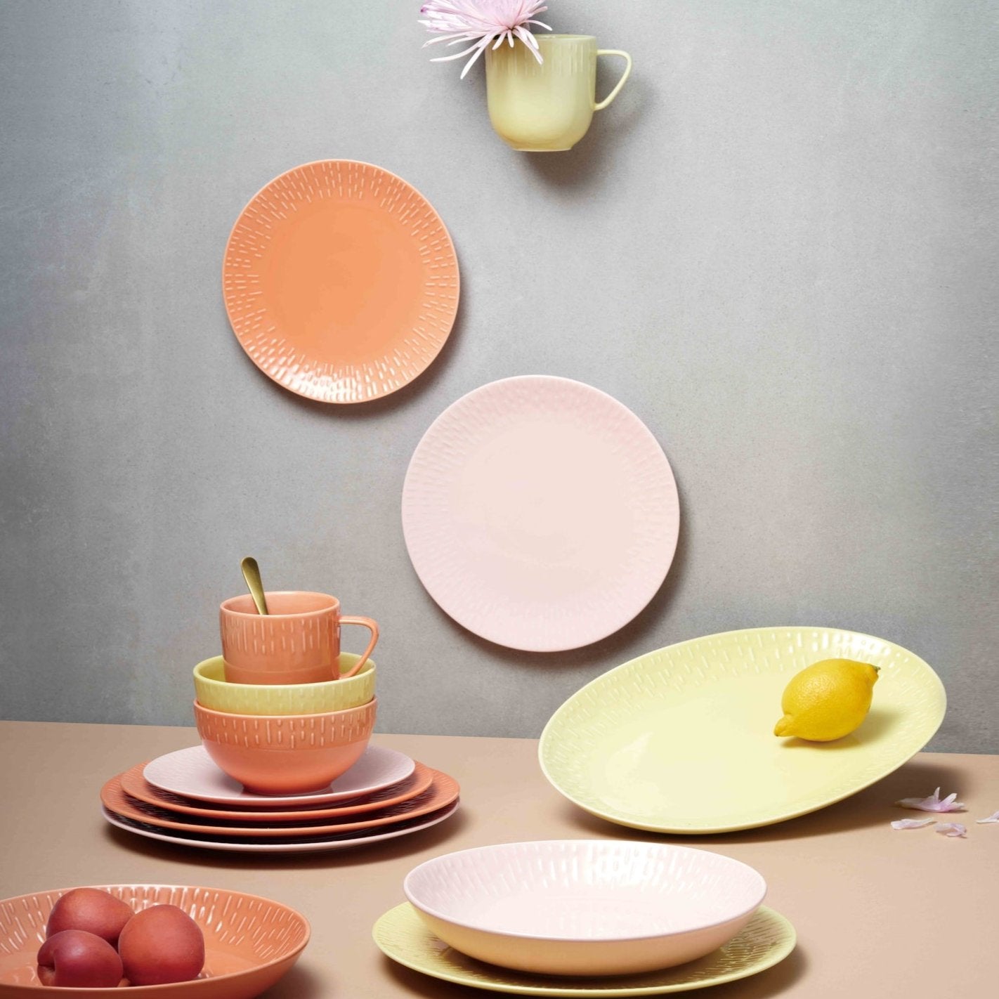 Confetti middagstallerken | Lemon